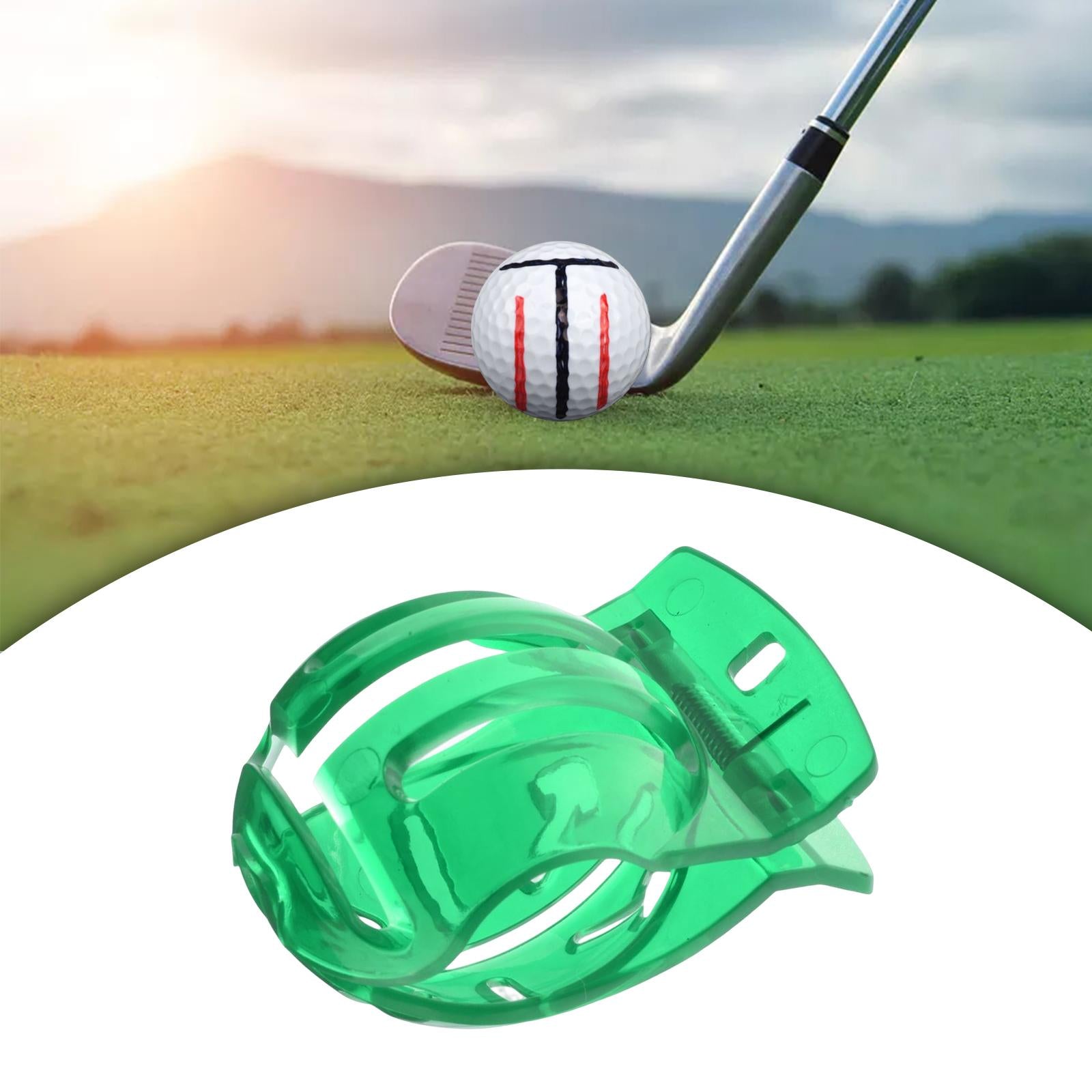 4xGolf Ball Lines Marker Tool Template Liner Gift for Golf Enthusiasts Portable Green
