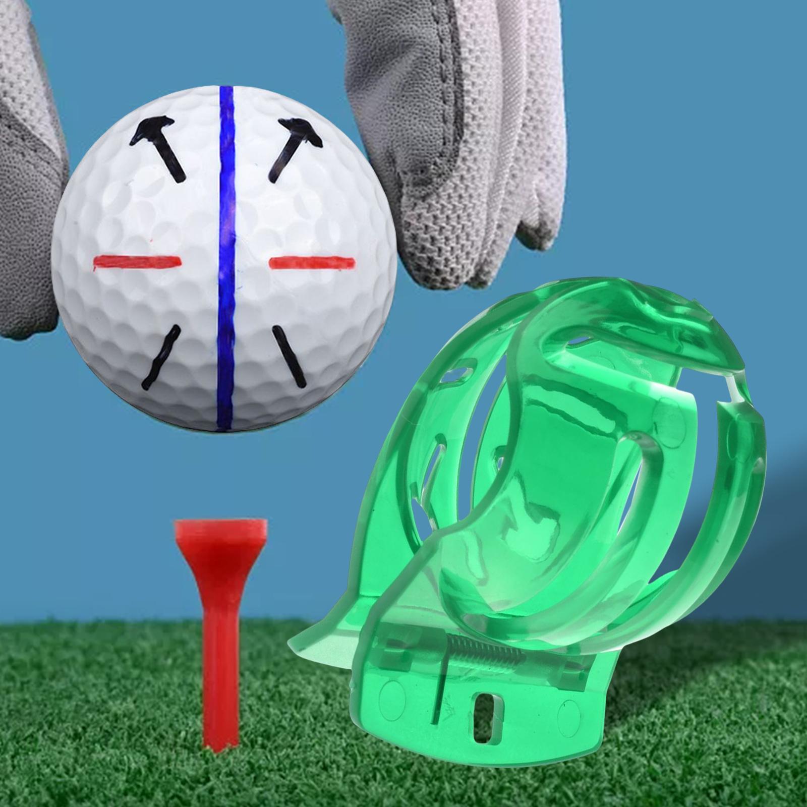 3xGolf Ball Lines Marker Tool Template Liner Gift for Golf Enthusiasts Portable Green