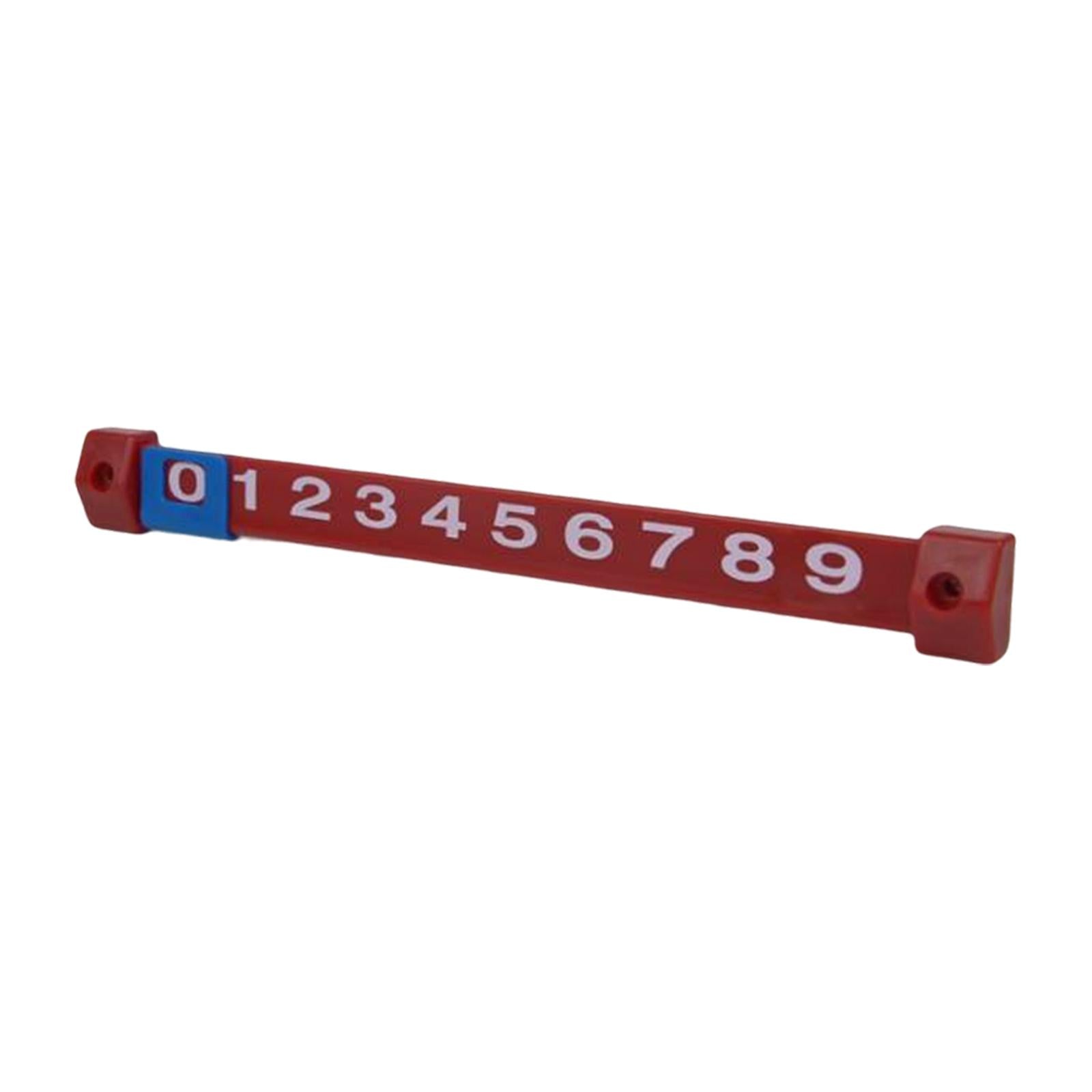 3xFoosball Scoreboard Universal Portable 10 Numbers Table Football Counter Red