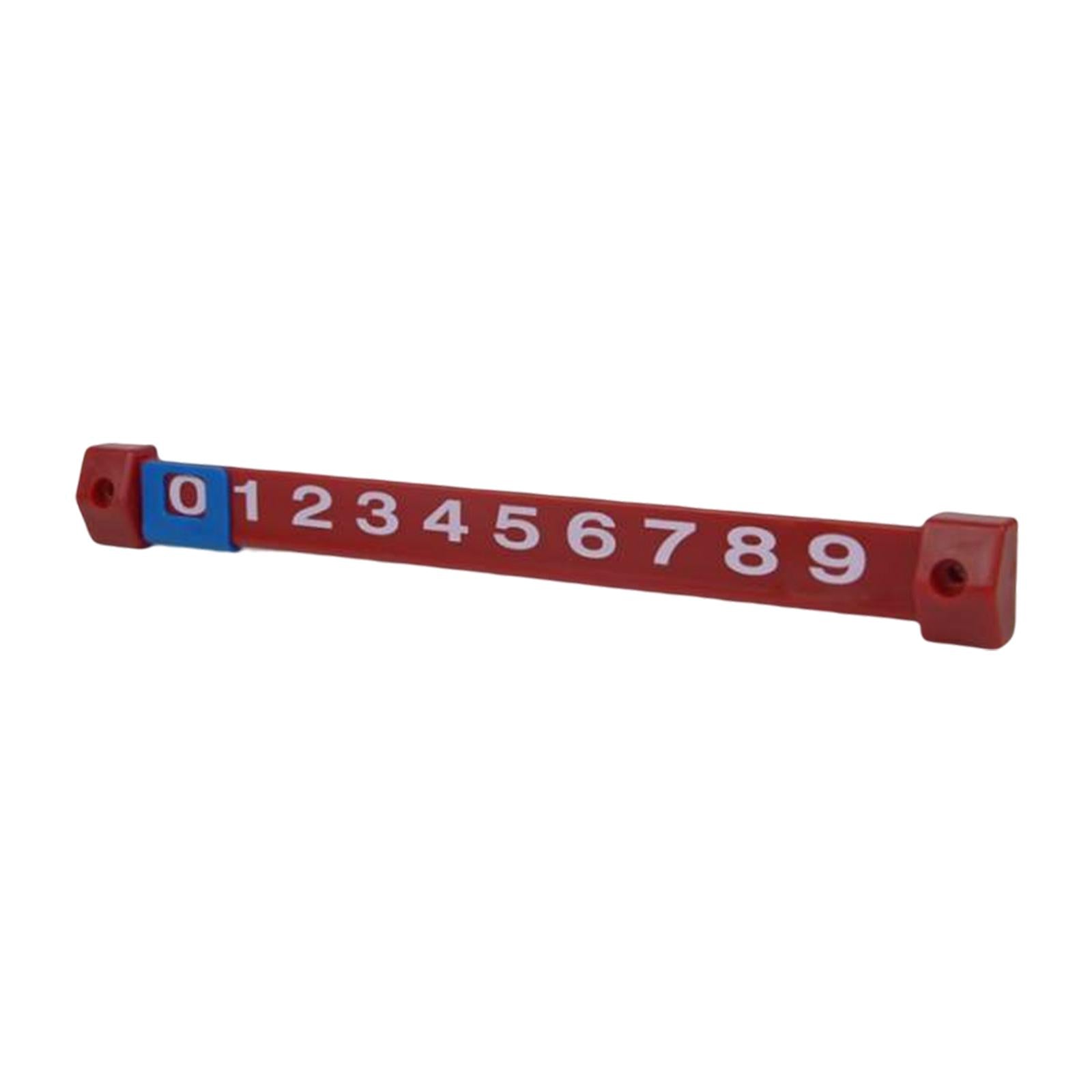3xFoosball Scoreboard Universal Portable 10 Numbers Table Football Counter Red