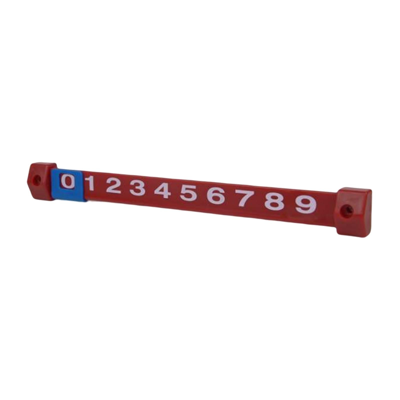 2xFoosball Scoreboard Universal Portable 10 Numbers Table Football Counter Red