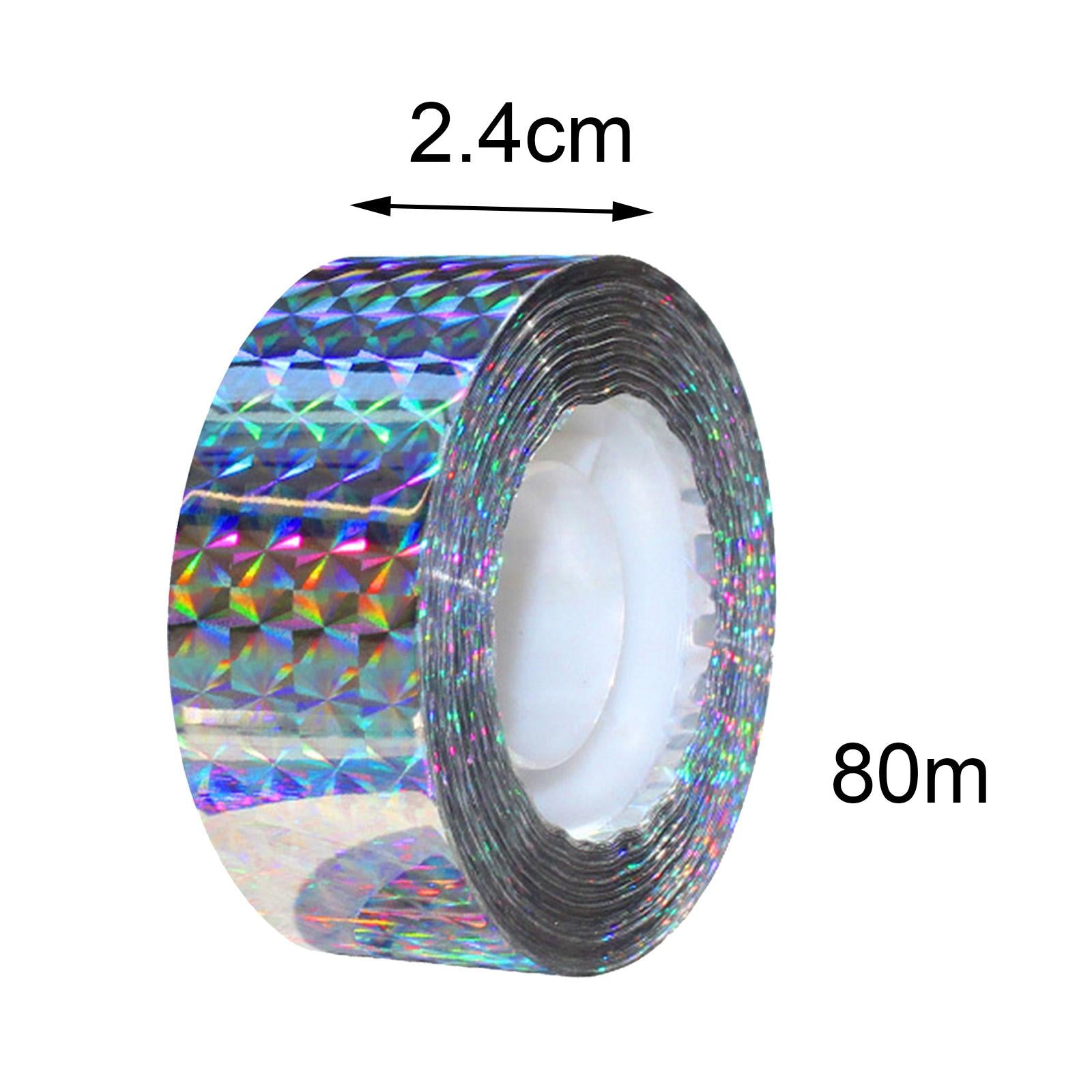 4xBird Scare Tape Ribbon Reflective Keep Birds Away for Goose Pigeon 80m