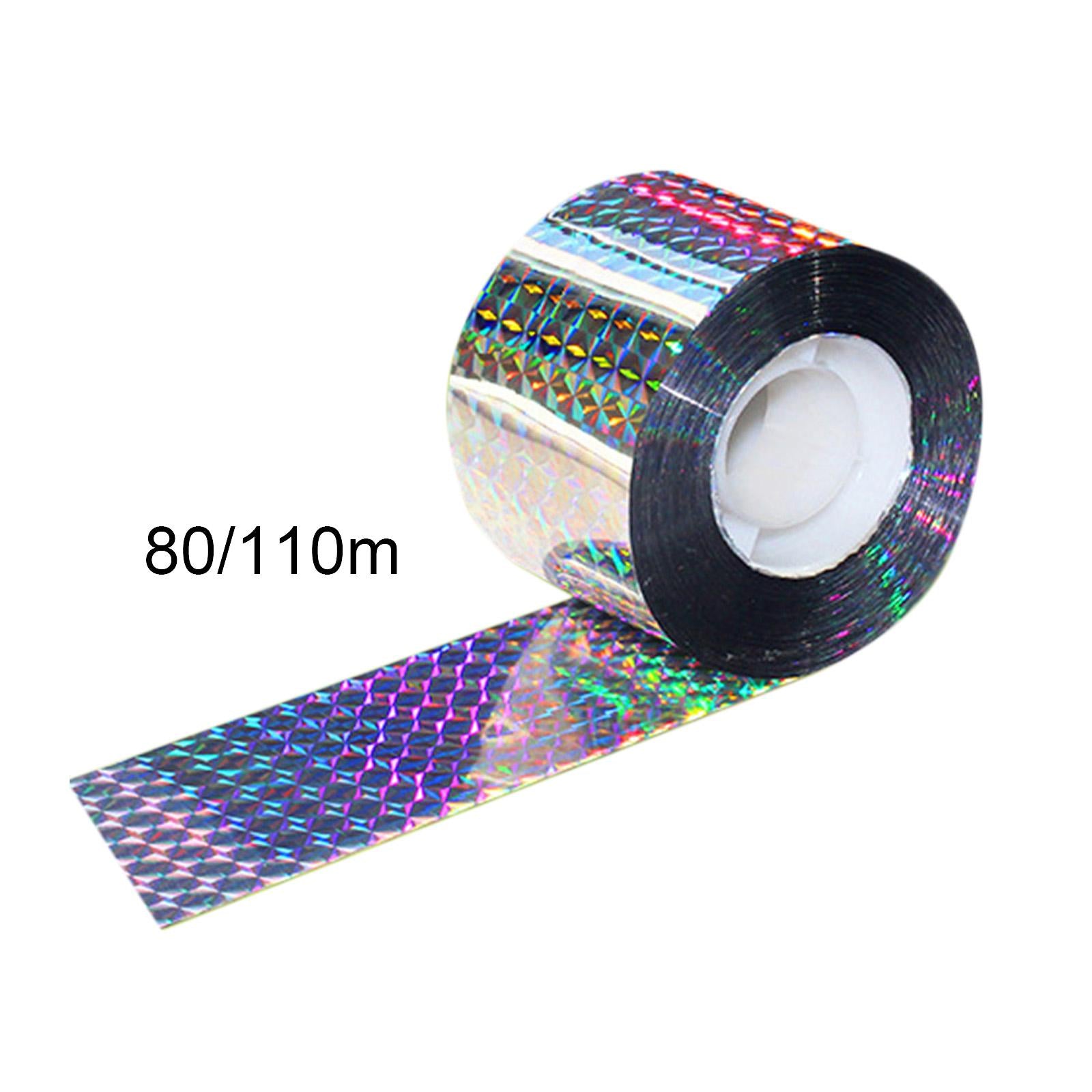 2xBird Scare Tape Stop Birds from Hitting Windows for Garden Outdoor 4.8cmx80m