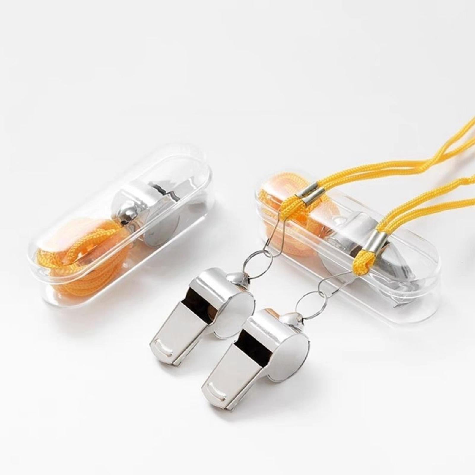 2xSports Whistles Super Loud Metal Whistle for Soccer Basketball Emergency