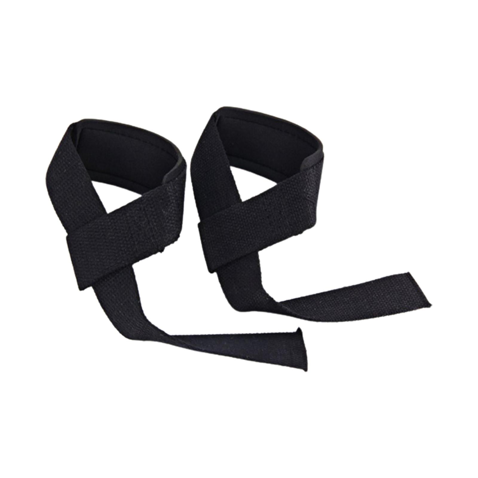 2x1 Pair Weight Lifting Straps Wrist Support Wraps for Fitness Bodybuilding