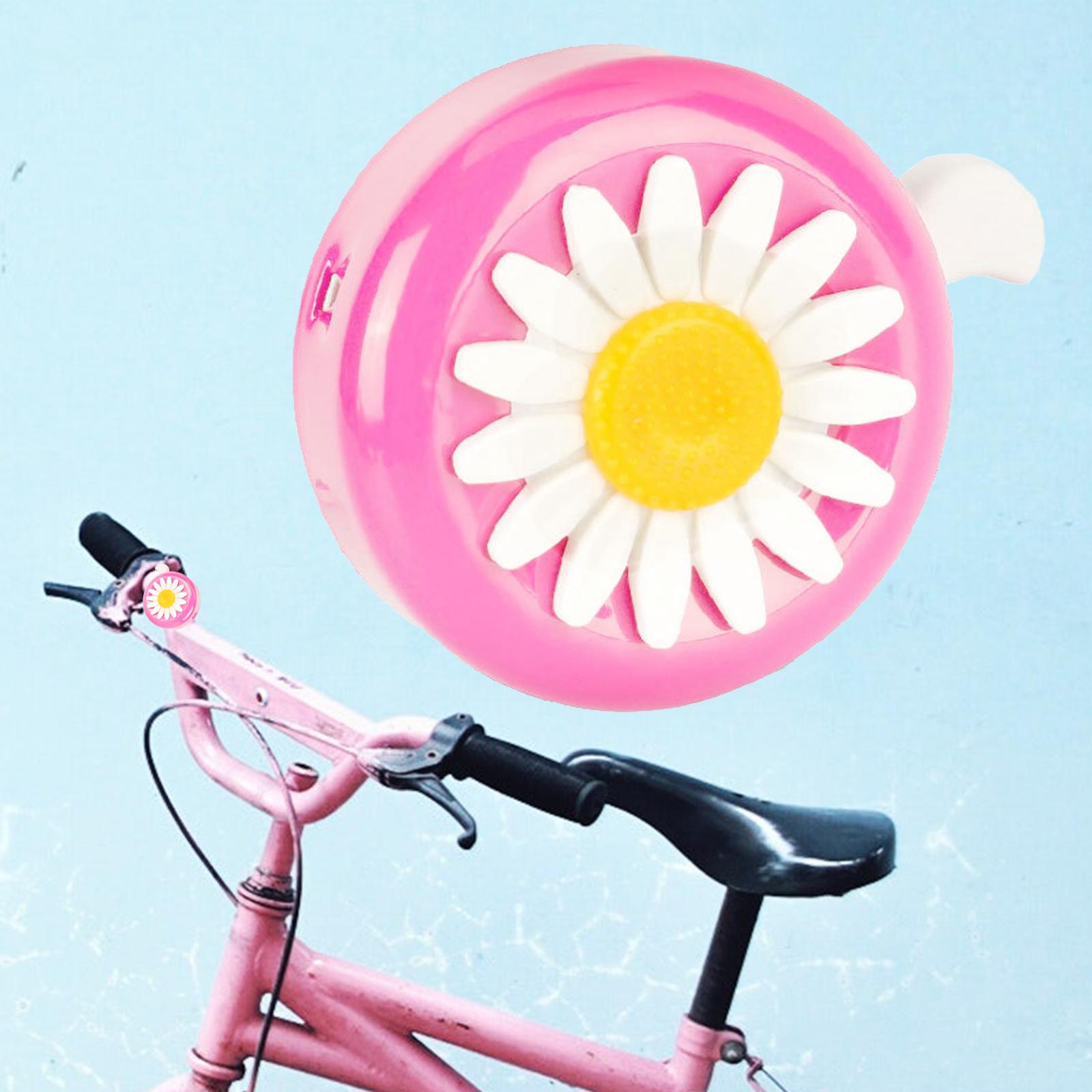 3xBike Bells For Kids Cycling Ring Horn Bicycle Horn for Cycling  Pink White