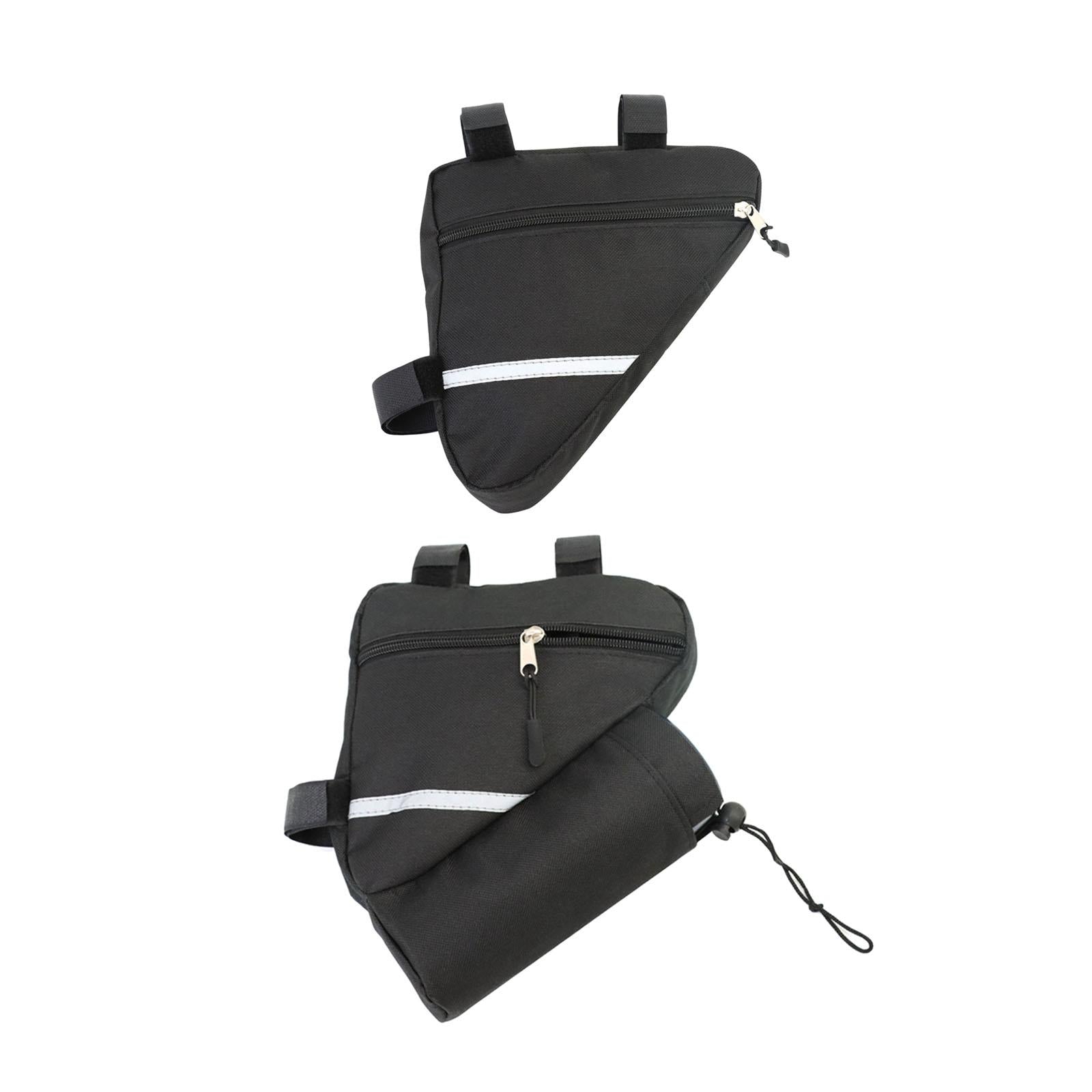 4xTriangle Bike Frame Bag Cycling Bicycle Pouch Sports for Repair Tools Cards No Water Holder