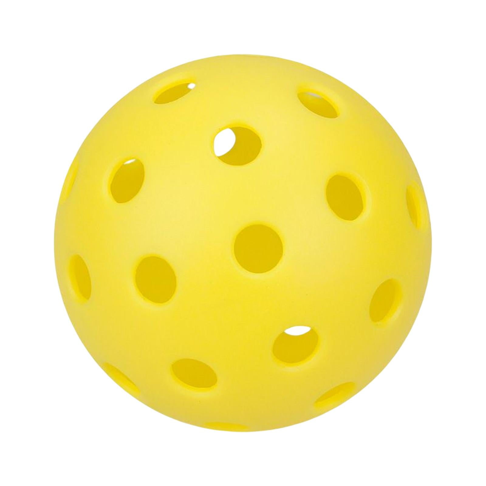 4xGolf Balls Airflow Hollow Lightweight Practice Golf Balls for Backyard Yellow