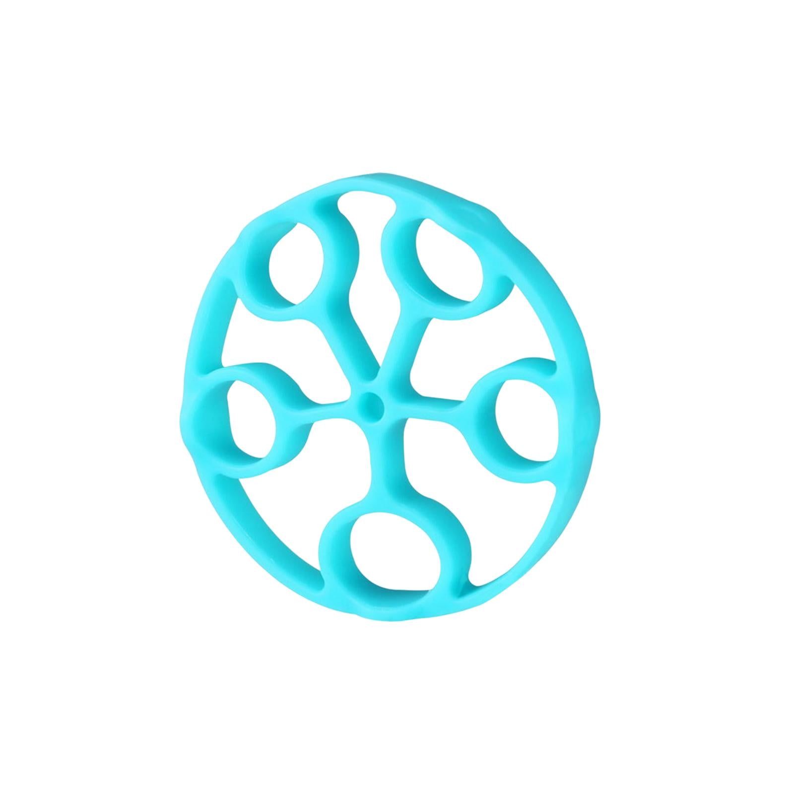 3xSilicone Finger Strengthener Forearm Pianist Exercise Hand Gripper Exerciser Blue 8.8LB