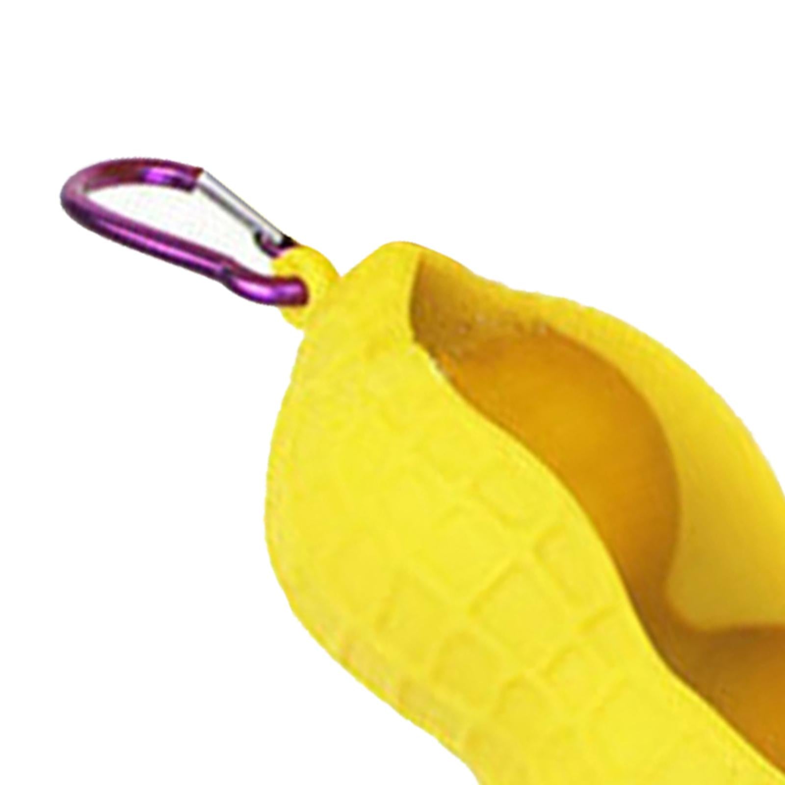 3xGolf Ball Holder Bag Carrier Sleeve Carry Pouch Men Women Yellow
