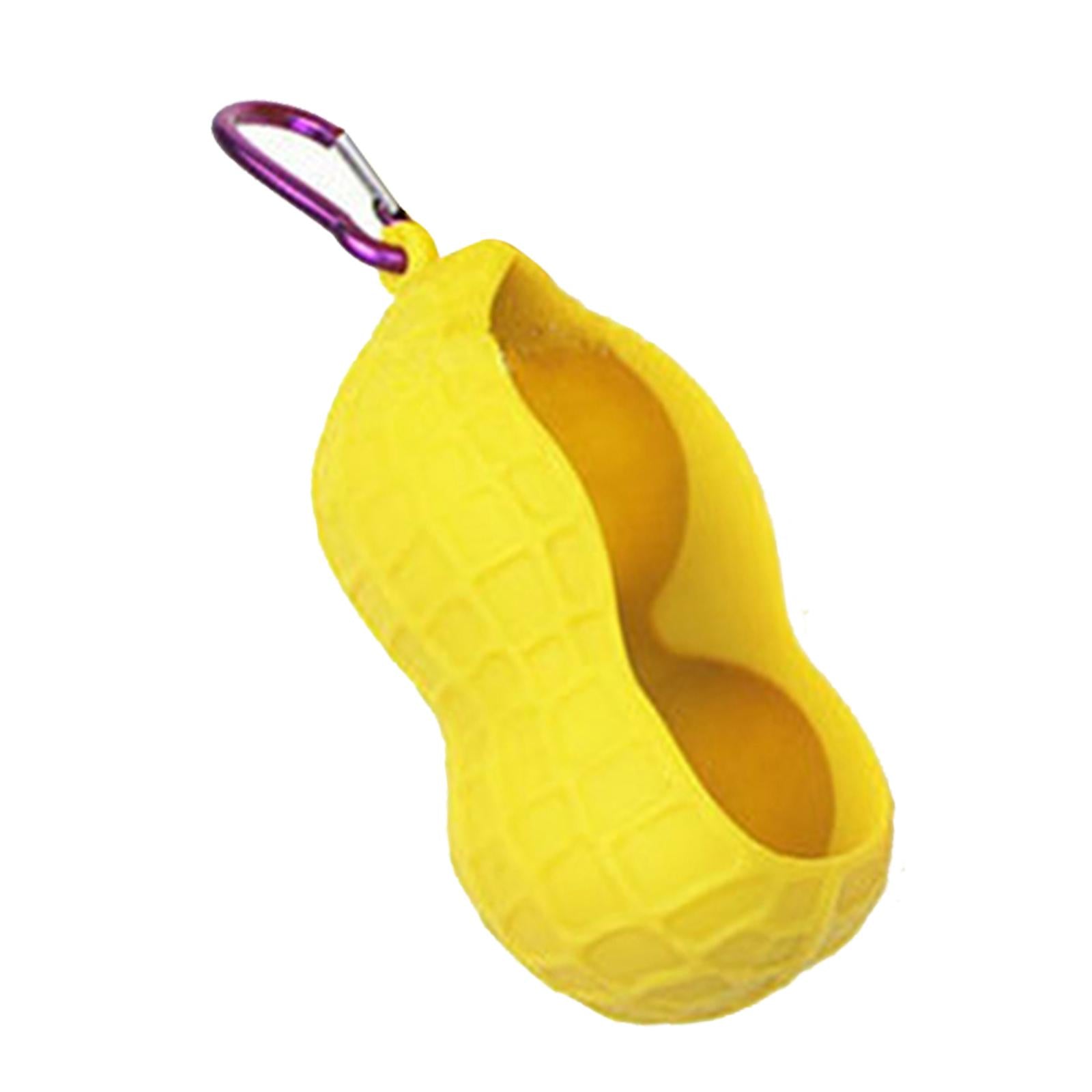 3xGolf Ball Holder Bag Carrier Sleeve Carry Pouch Men Women Yellow
