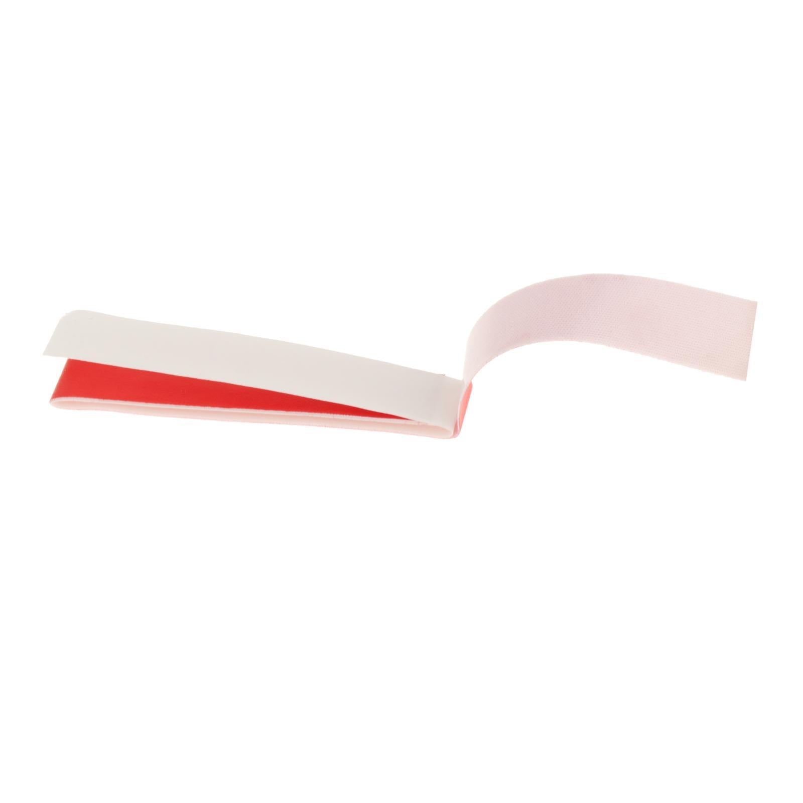 2xBadminton Tennis Racket Head Protector Sticker Frame Protective Tapes Guard Red