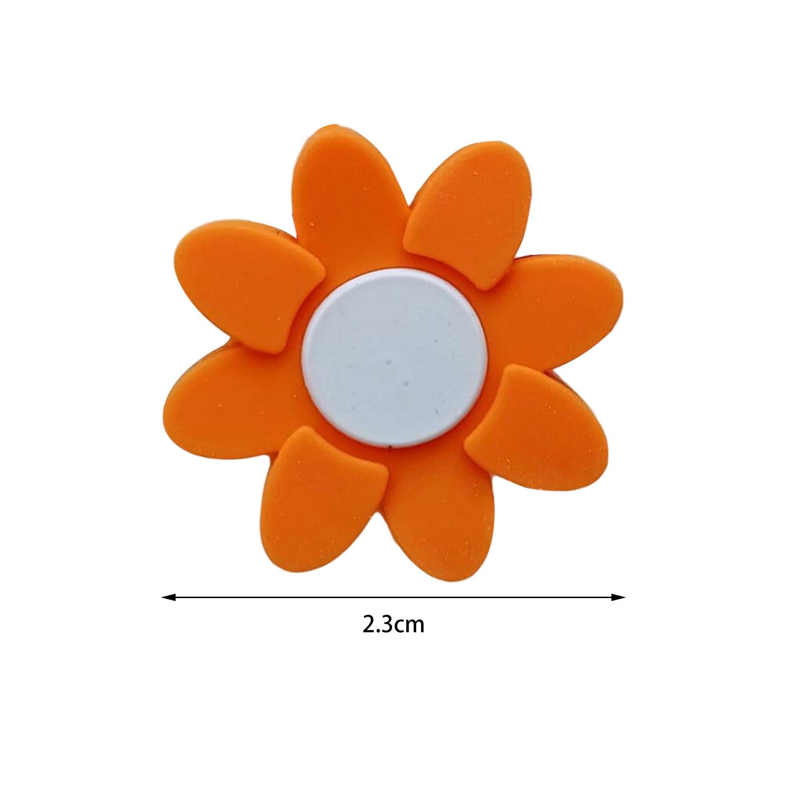 3xTennis Racket Vibration Dampener Tennis Racquet Shock Absorber User Friendly Orange