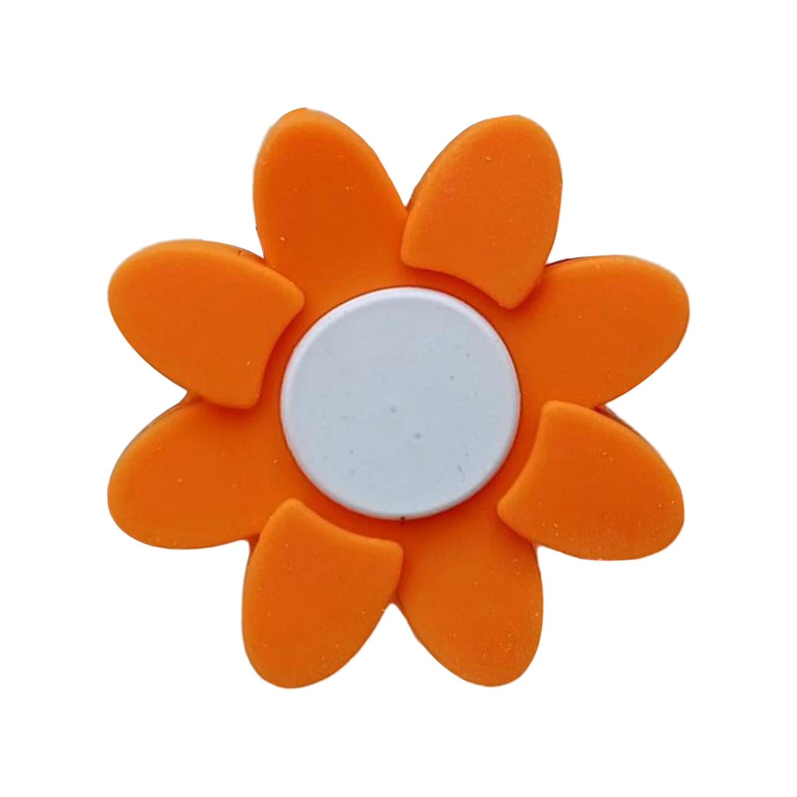 4xTennis Racket Vibration Dampener Tennis Racquet Shock Absorber User Friendly Orange