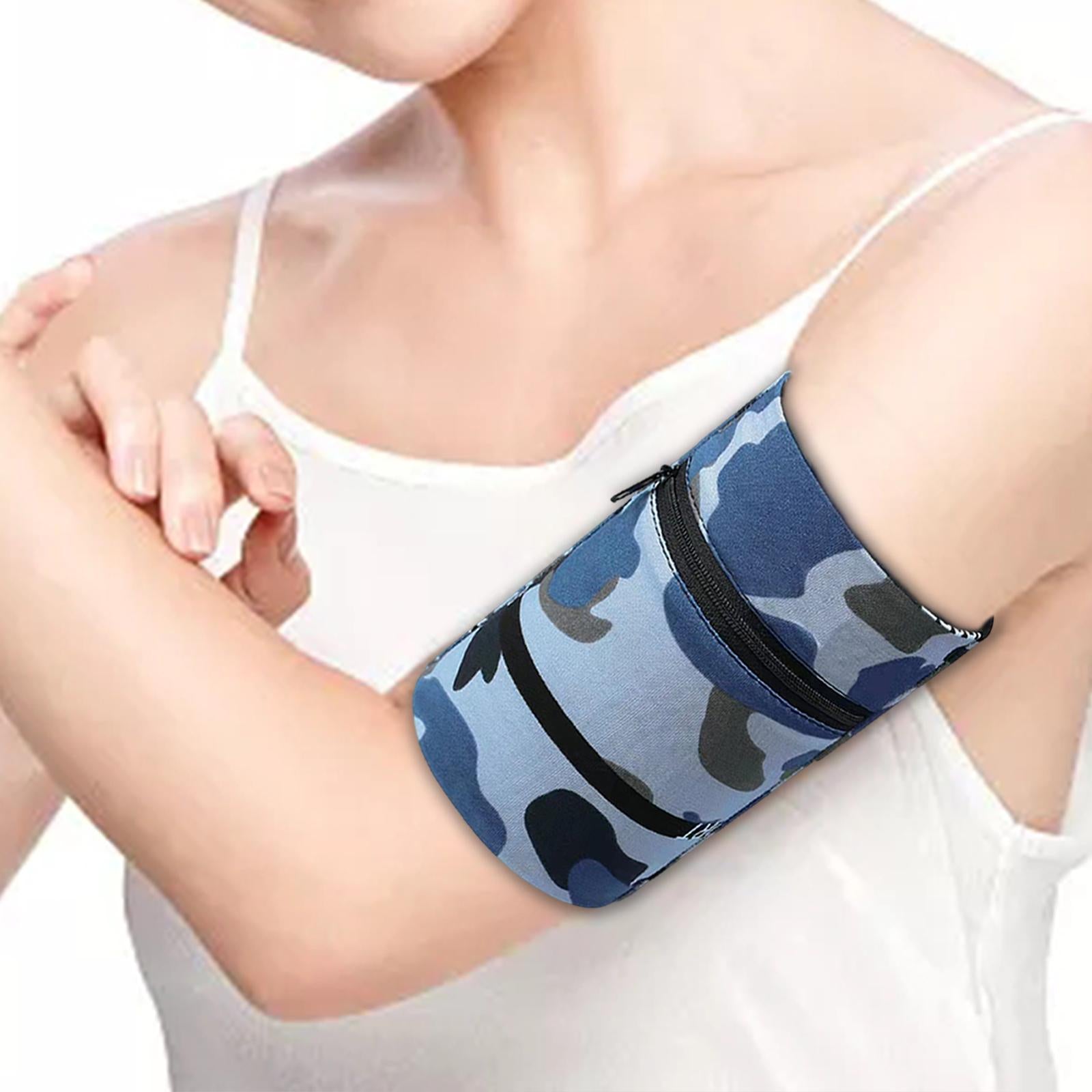 3xBreathable Lightweight Phone Armband Arm Band Storage Bag for Exercise C Large