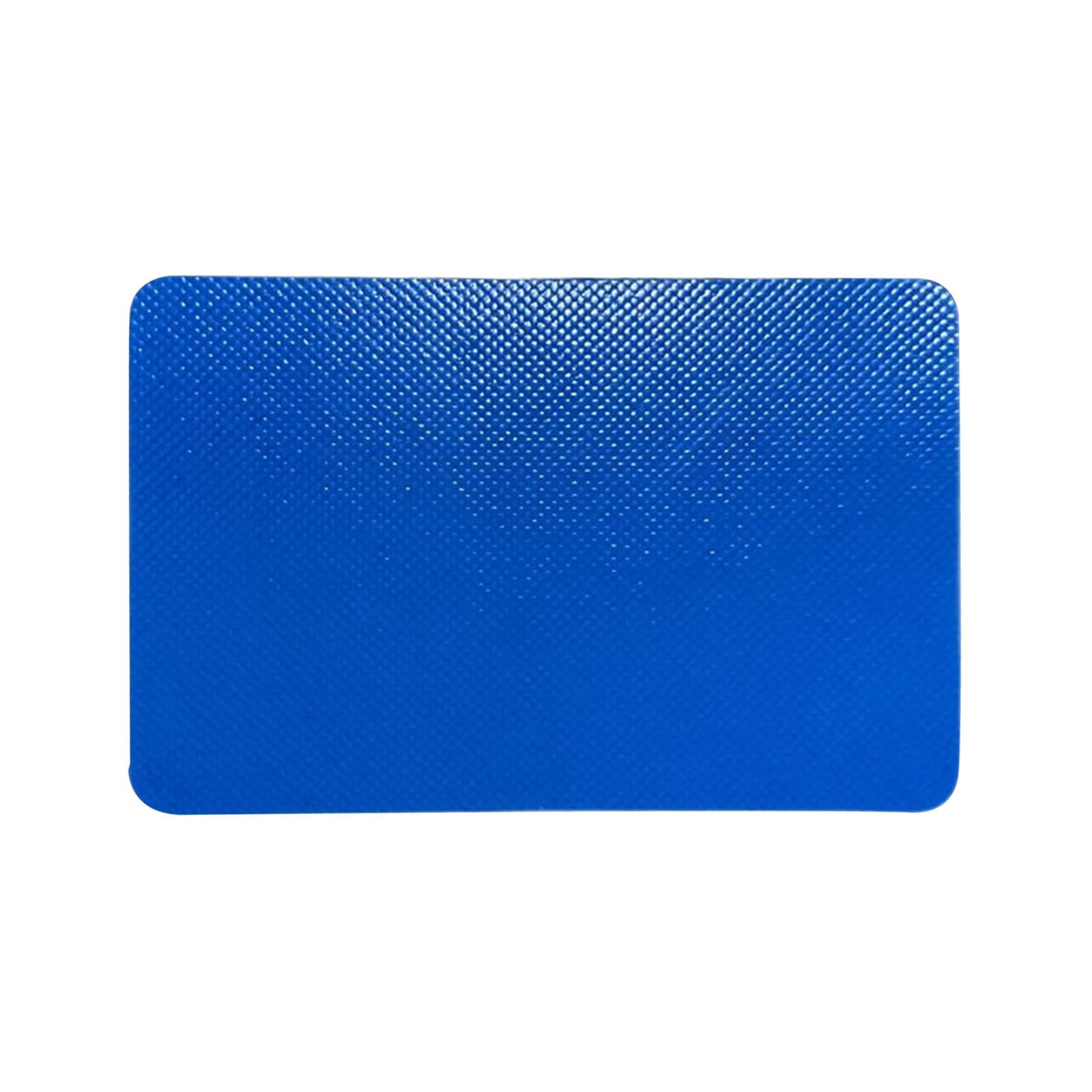 4xBoat Repair Patch 10cmx15cm PVC Repair Patches for Dinghy Raft Repair Tool Blue
