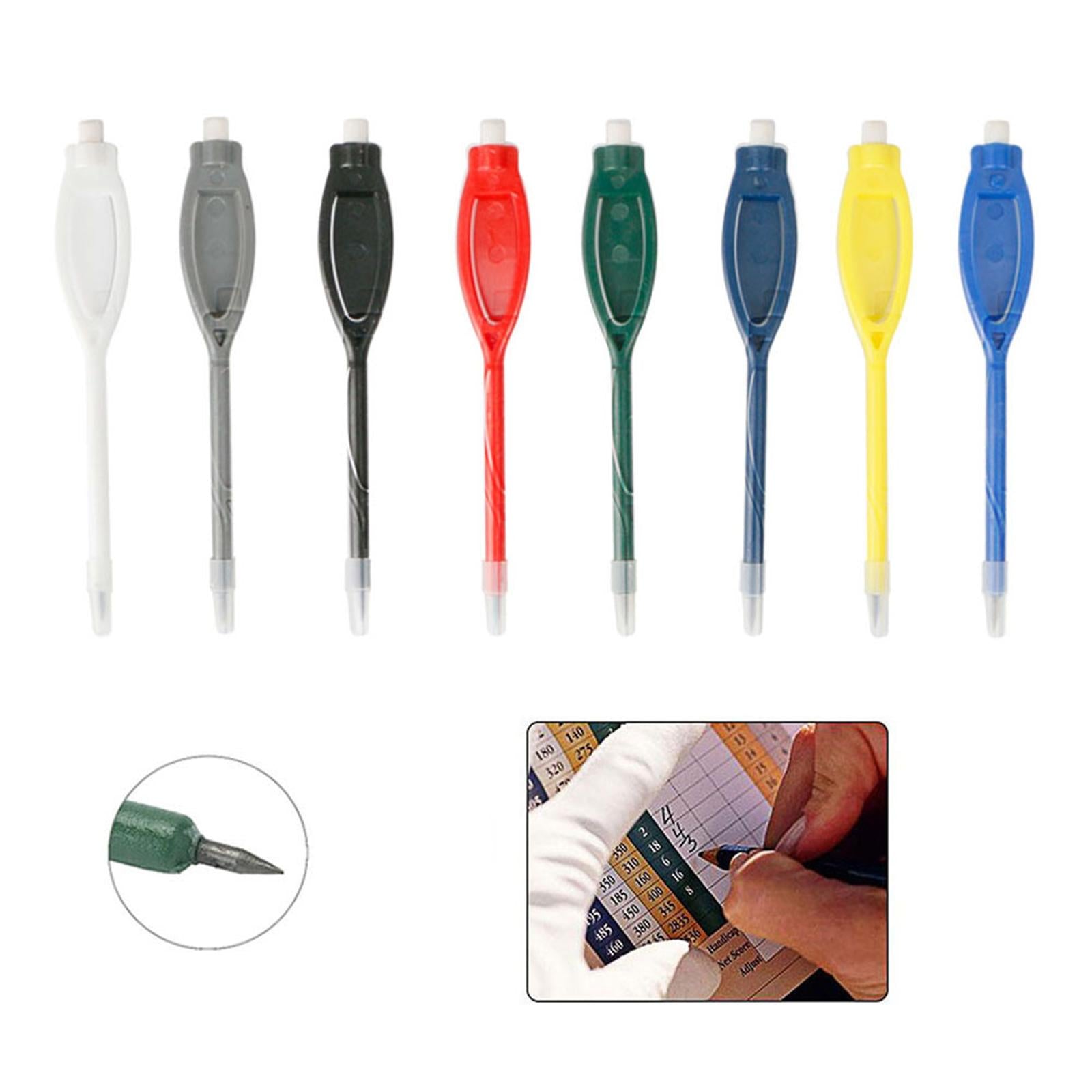 5x10x Golf Pencils Bulk 2H Marker Pens for Wedding Writing Children's Drawing Green