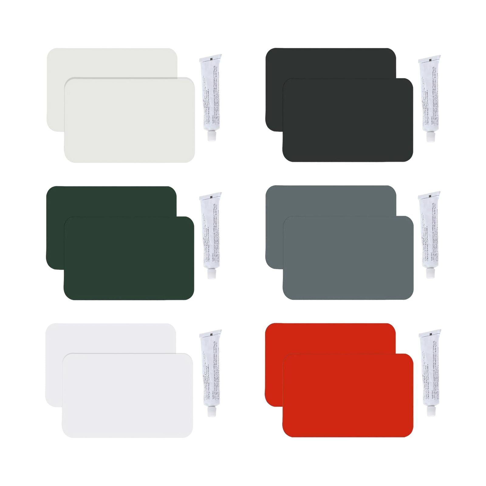 4xInflatable Boat Repair Kit Kayak PVC Repair Patches for Rubber Boat Tents