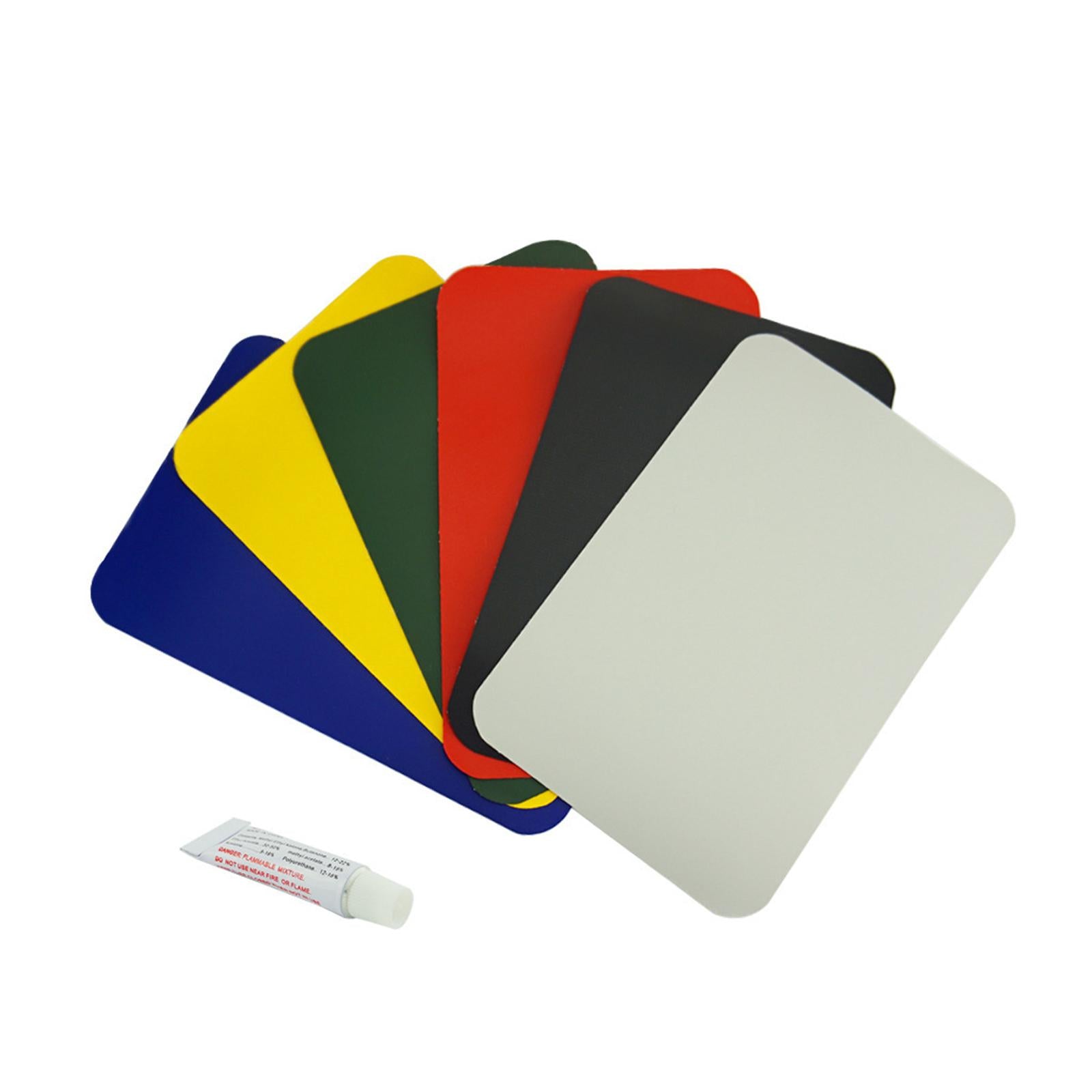 2xInflatable Boat Patch Waterproof Heavy Duty for Dinghy Rubber Boat Water Toy Gray