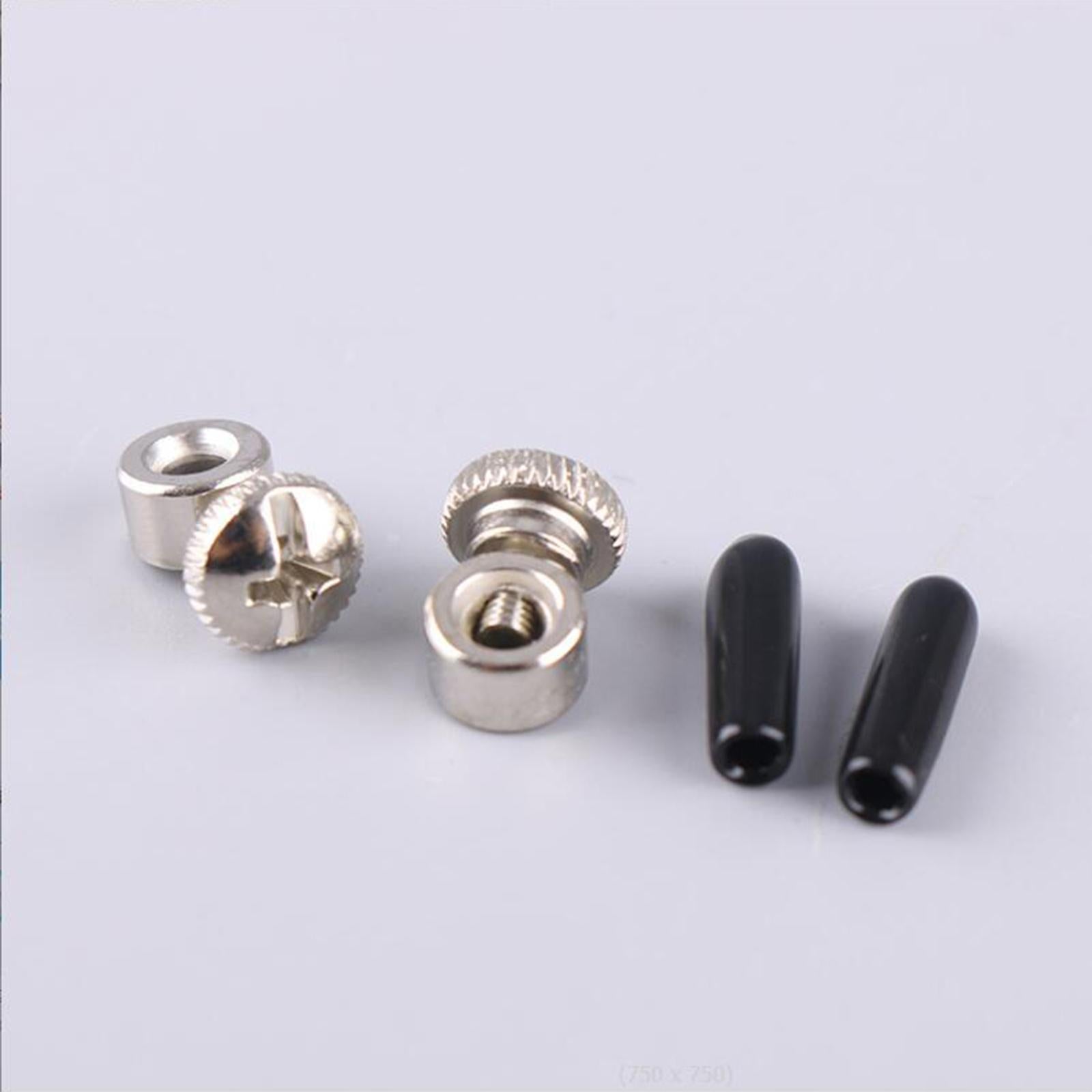 4x2 Pair Jumping Rope Screws End Caps Components Replacement for Skipping Rope