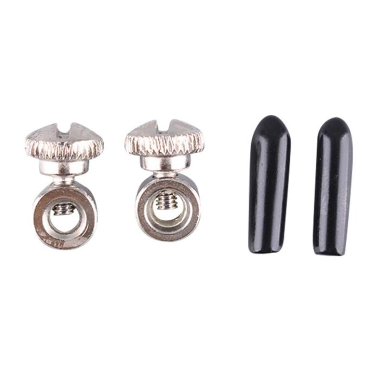 2x2 Pair Jumping Rope Screws End Caps Components Replacement for Skipping Rope