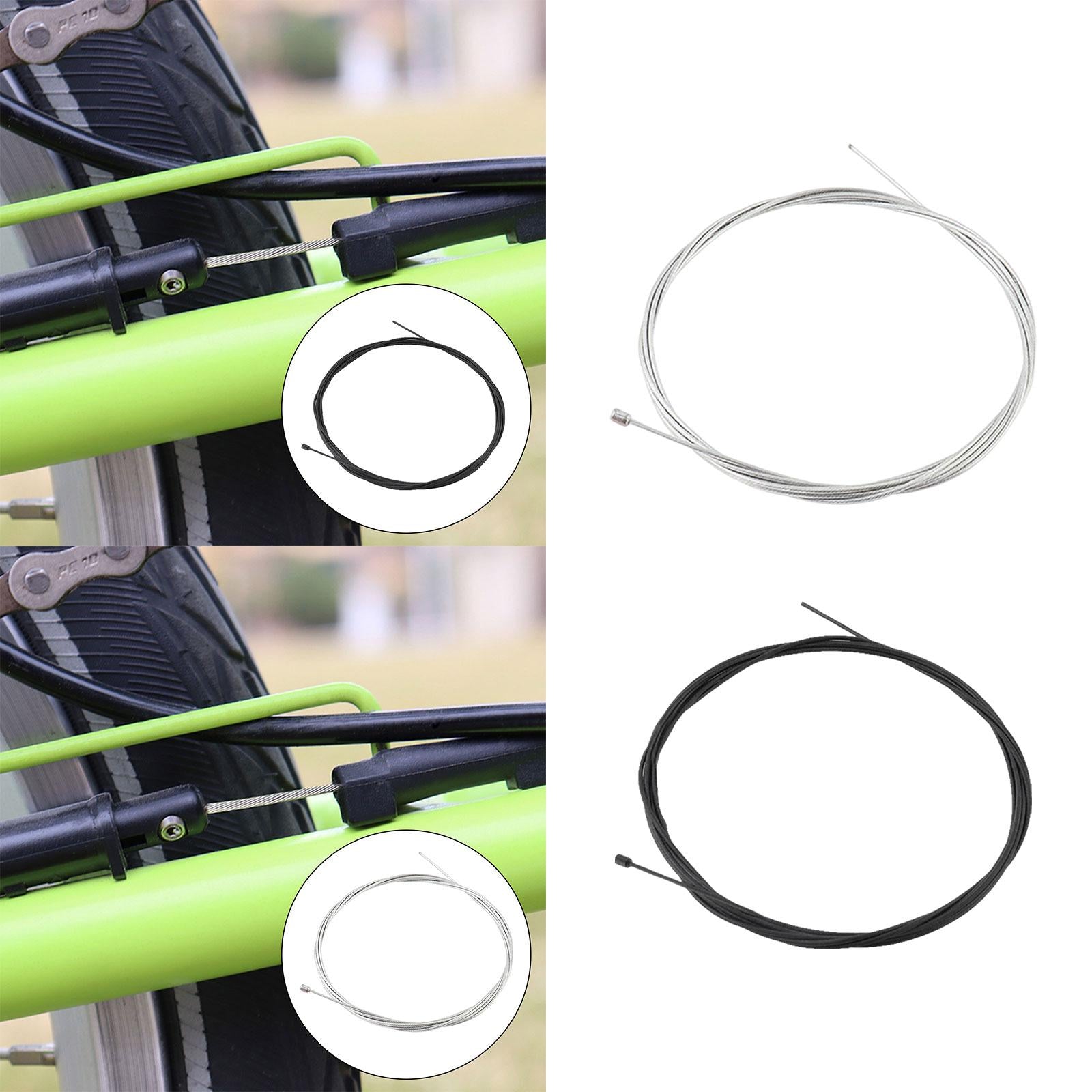 2xBike Shift Cable Durable Bicycle Shifter Cable for Folding Bikes Accessories Argent