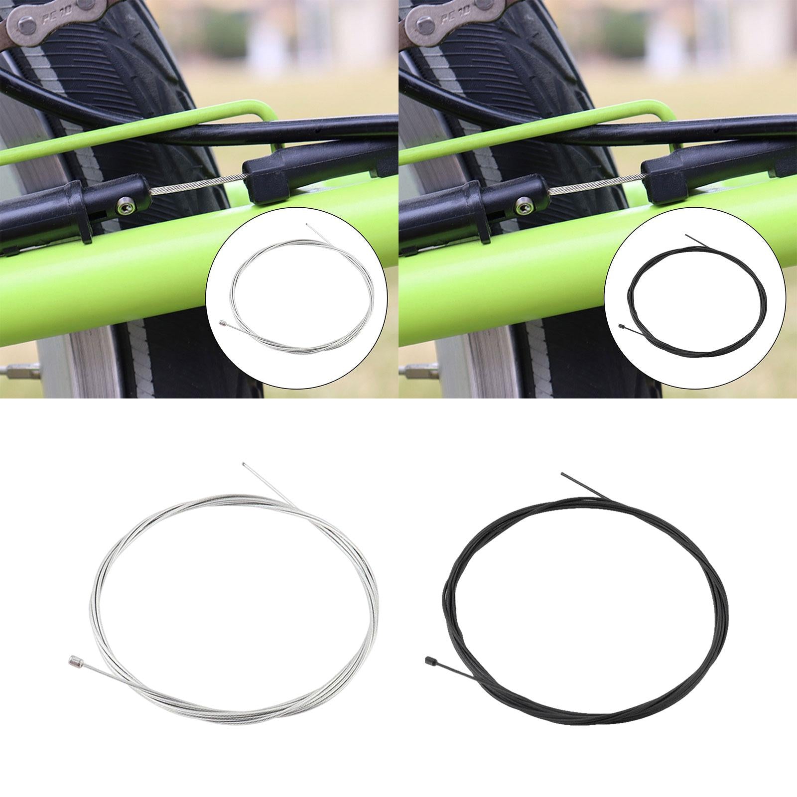 2xBike Shift Cable Durable Bicycle Shifter Cable for Folding Bikes Accessories Argent