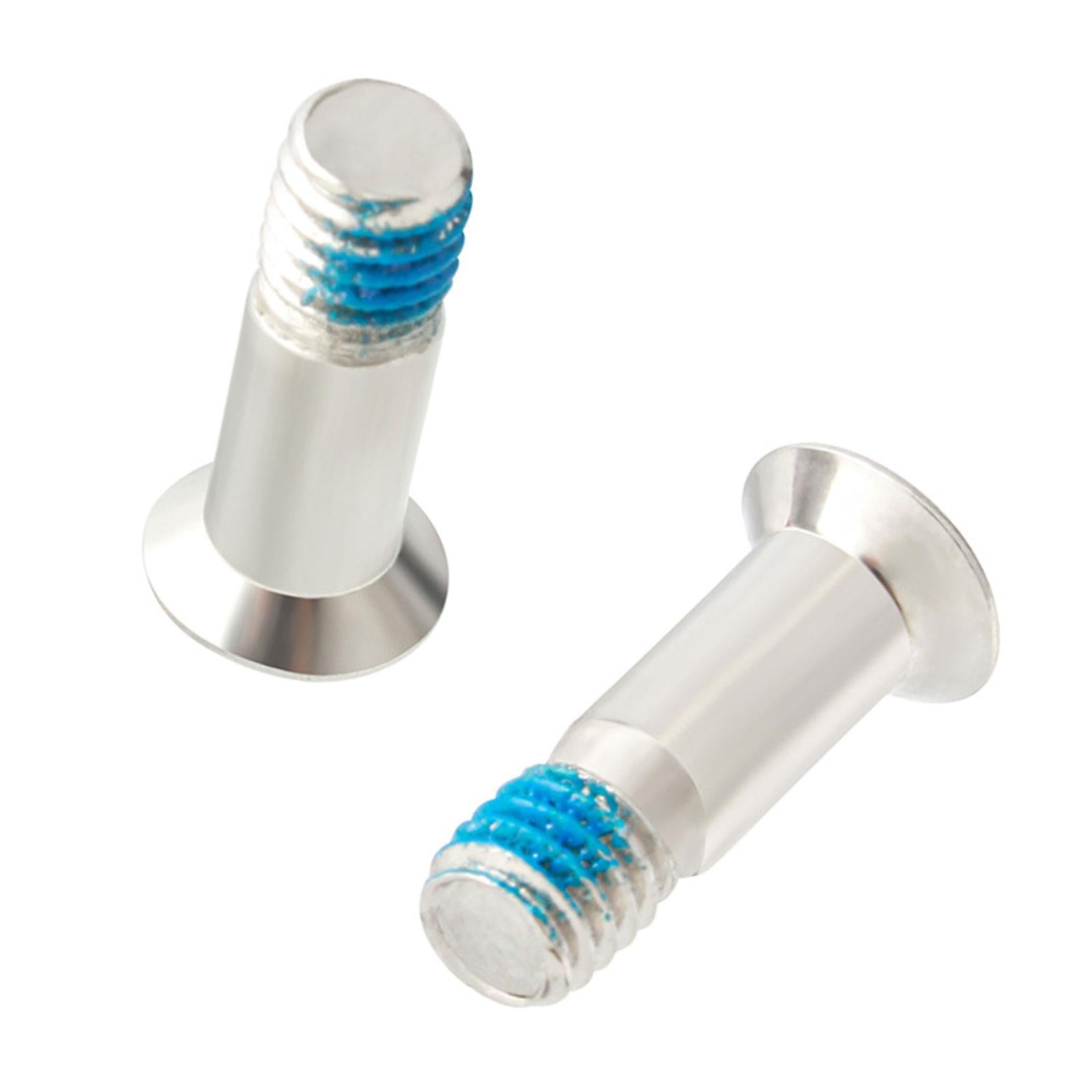 2x2Pcs Rear Derailleur Screws M5x15.8mm Guide Wheel Bolts for Road