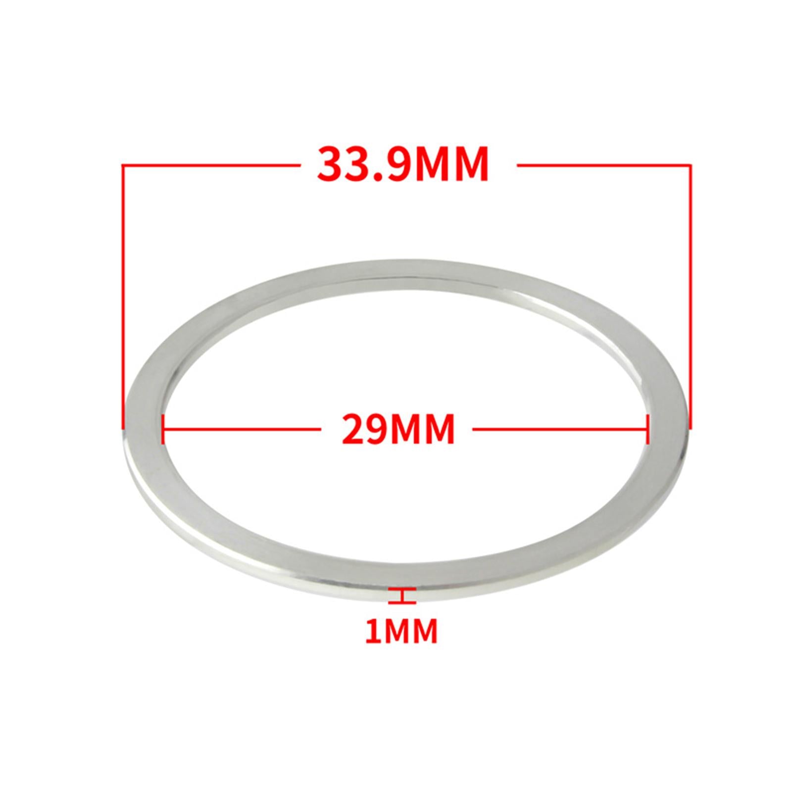 4xBike Fork Washer Headset High Strength Sturdy Adjusting Spacer for Road Bike 1MM