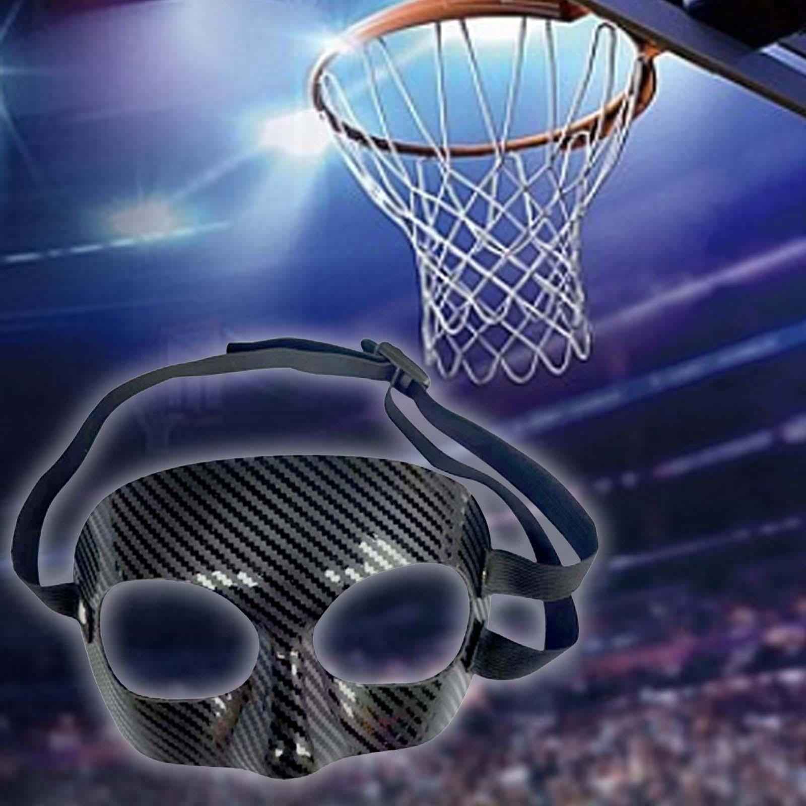 Basketball Mask Adult Men Women Nose Protector Football Mask Face Nose Guard Half Face Nose