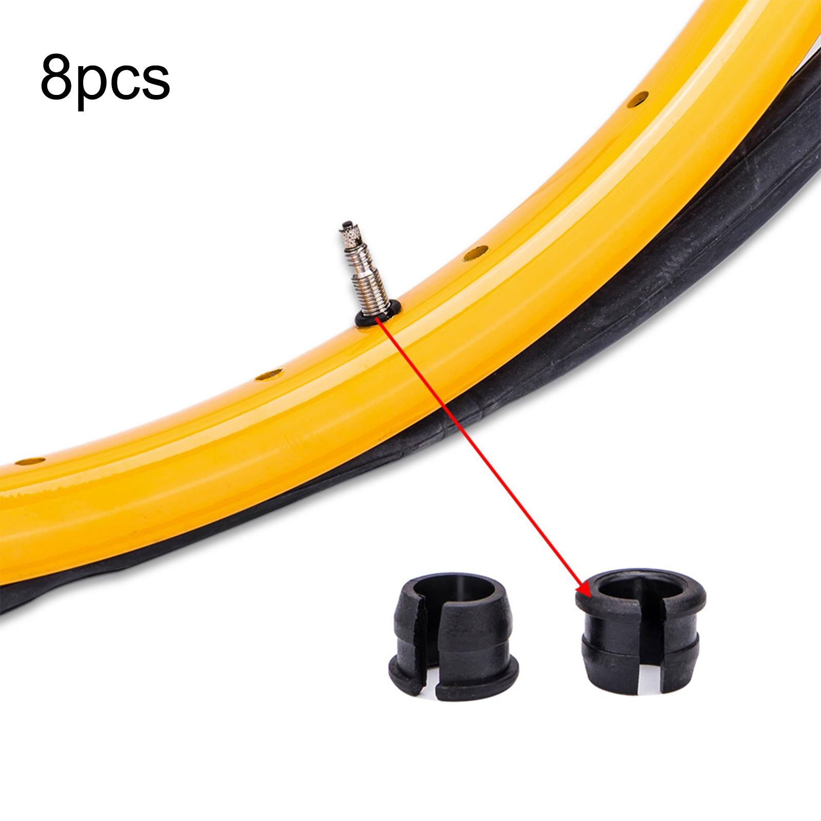 3x8Pcs Bike Vacuum Tire Valve Nut Φ 6mm for Motorcycle Road Bike Mountain Bike