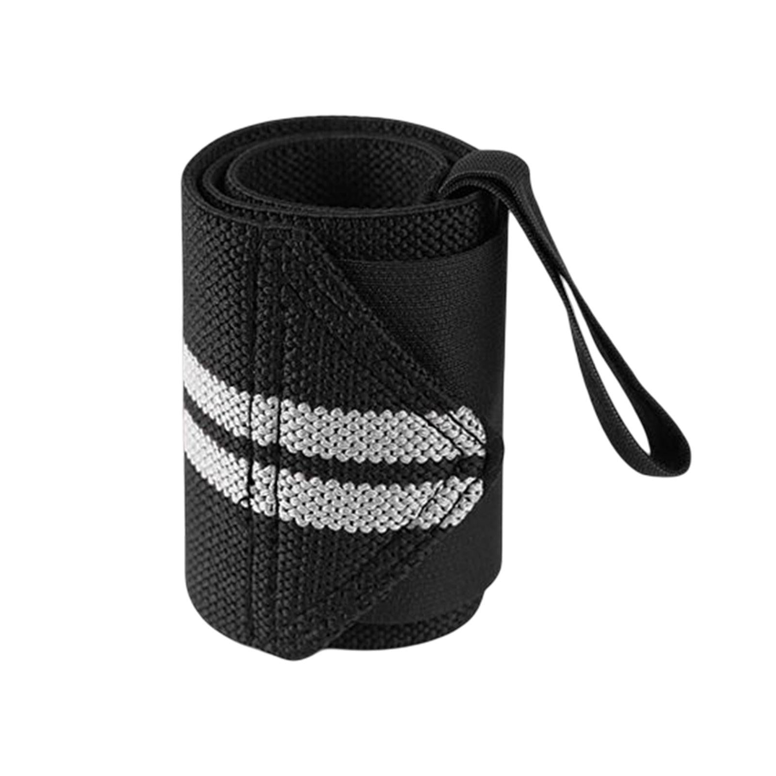 4xWrist Wraps Weightlifting Women Unisex for Weight Bearing Strain Working Out Gray