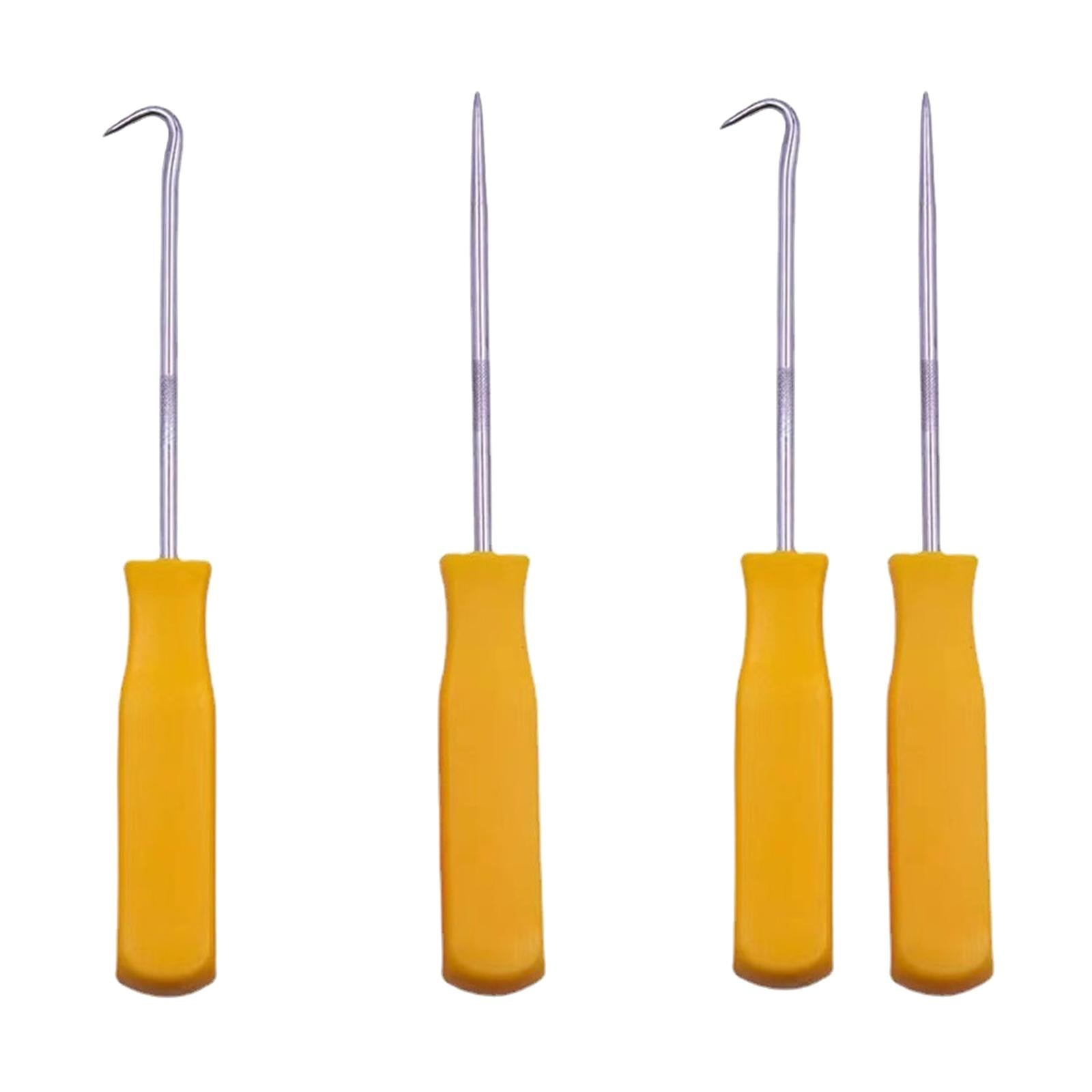 2xRacket Stringing Tool Accessory Racquet Stringing Straight Awl Fix Hand Tool Pull Hook