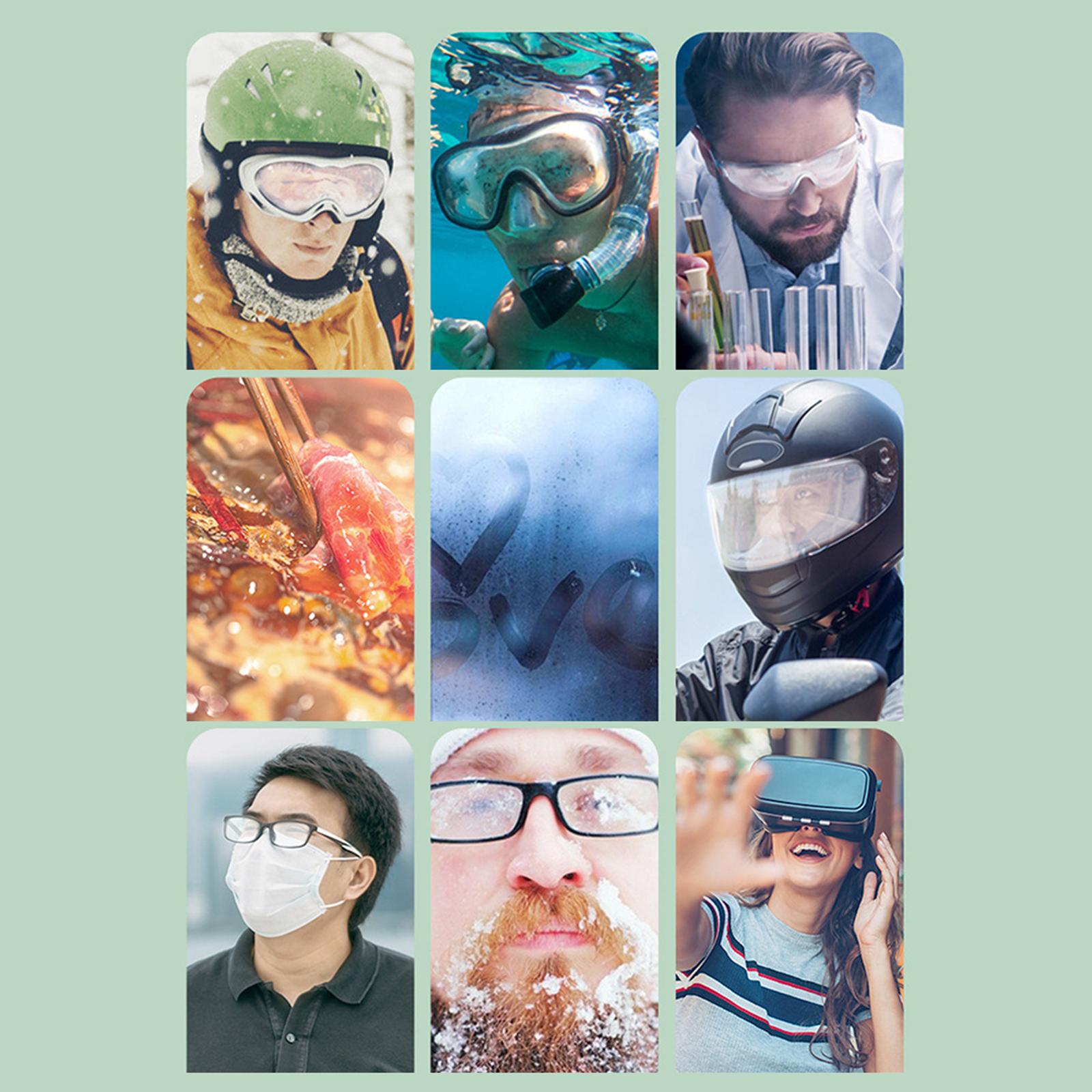 4xAnti Fog Spray Snorkel Mask Defogger for Sunglasses Mirror Bathroom Eyeglass