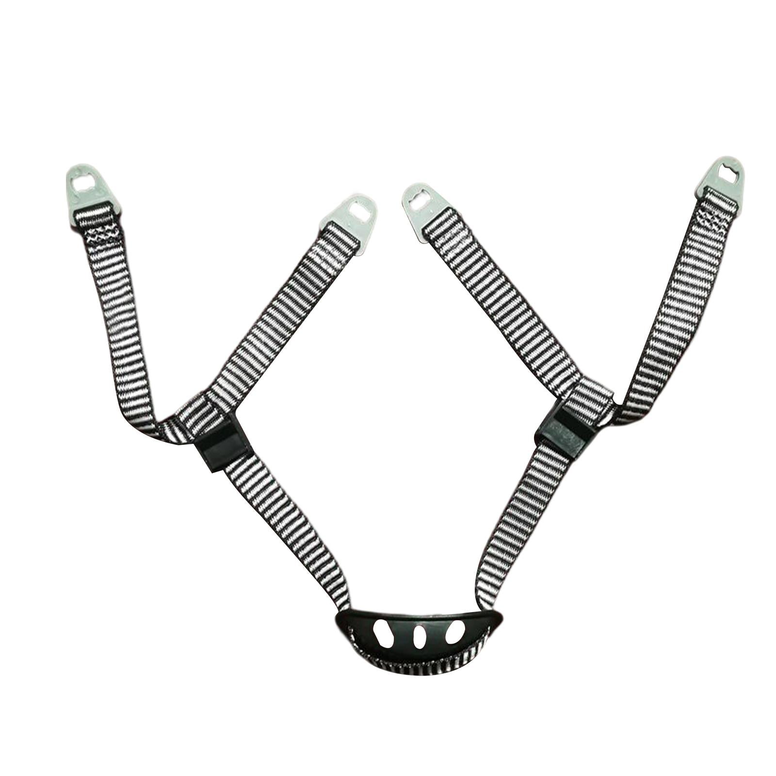 3xHard Hat Chin Strap Adjustable Y Type Helmet Strap for Bike Skiing Climbing 2 Buckle Chin Rest 