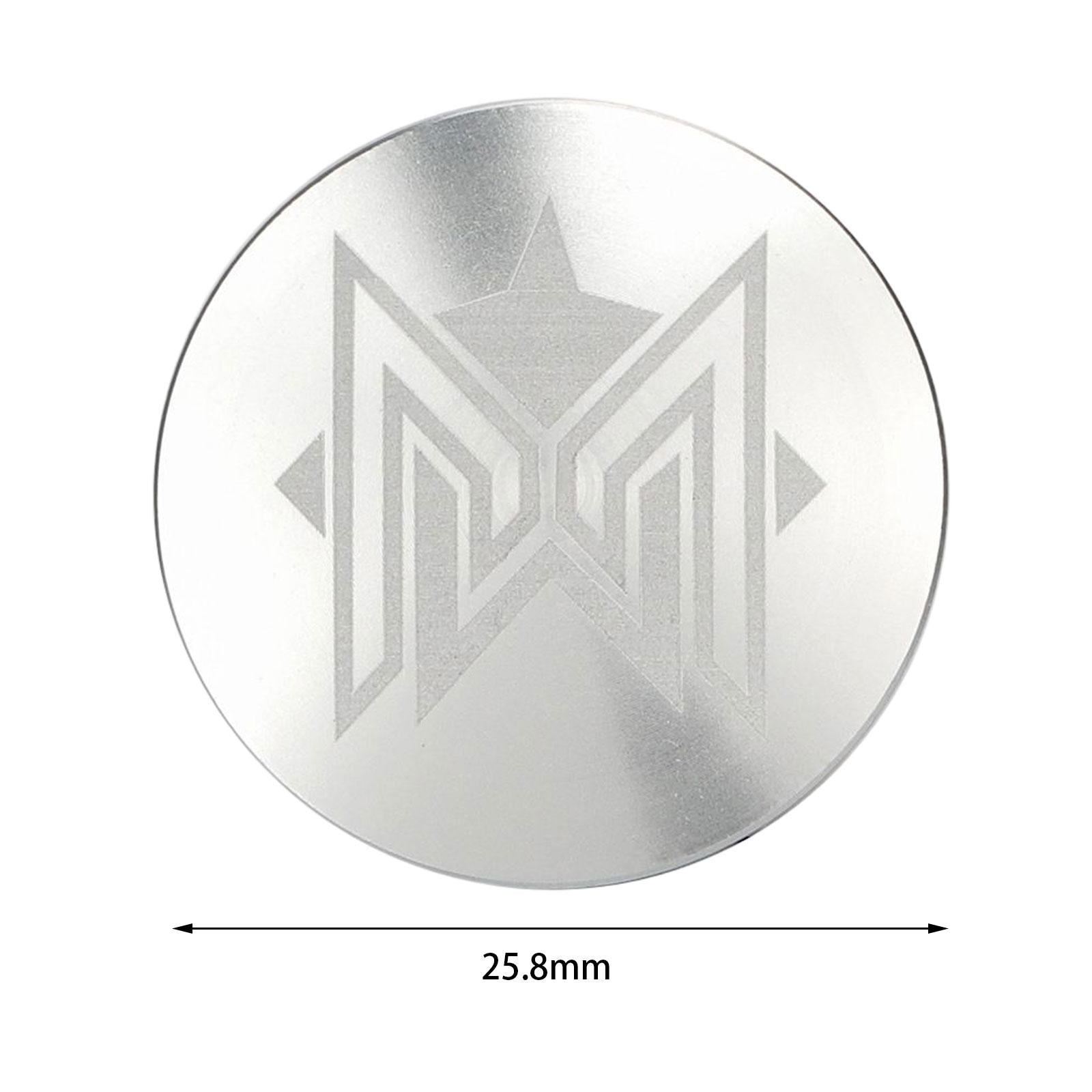 6xBike Crank Dust Cover Crankarm Dust Cover Cap for Road Bicycle Mountain Bike Argent