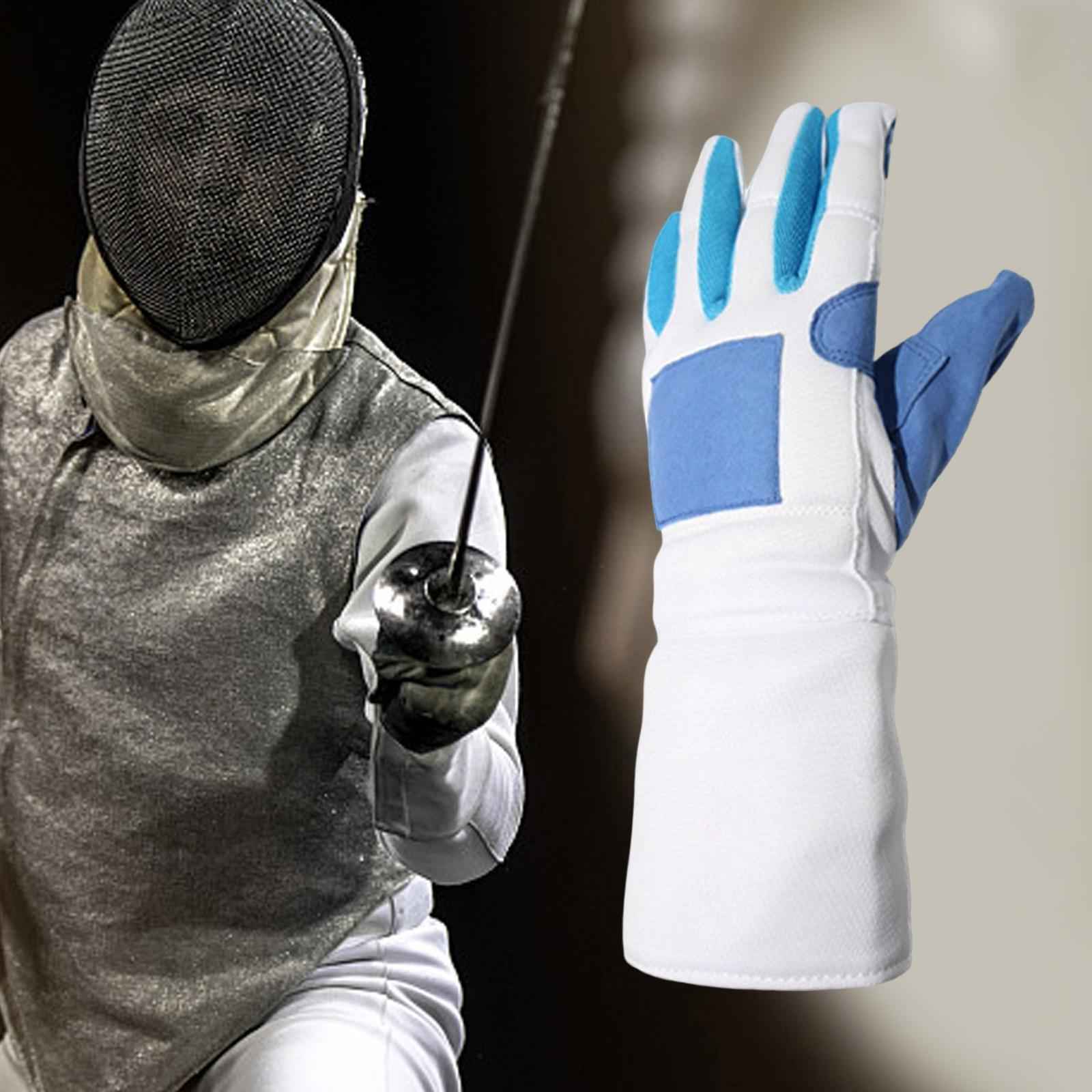 Fencing Gloves Beginners Safety Work Gloves for Training Sport Fencing Match Left Hand