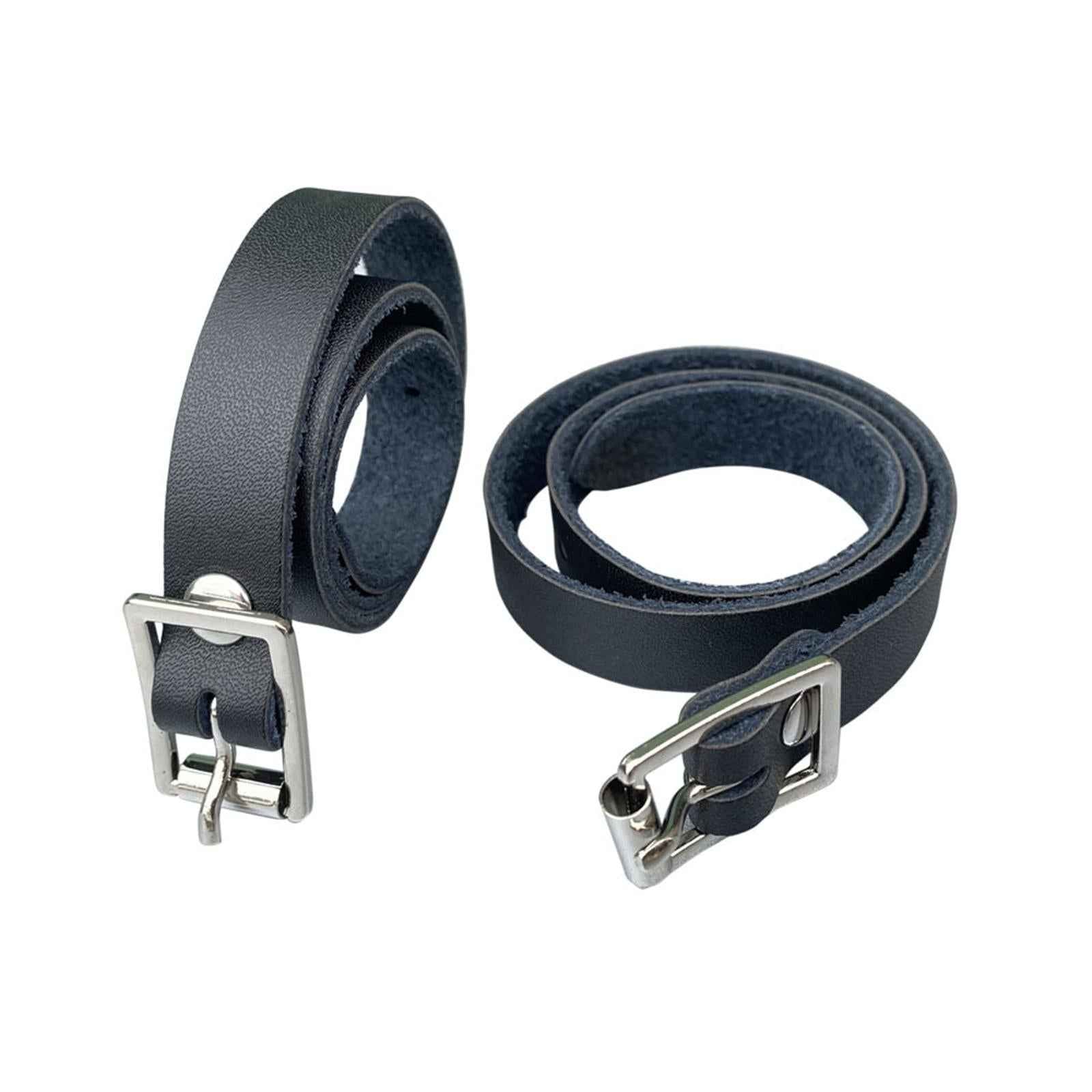 2x Spur Straps Premium with Metal Buckle for Outdoor Horse Riding Equestrian