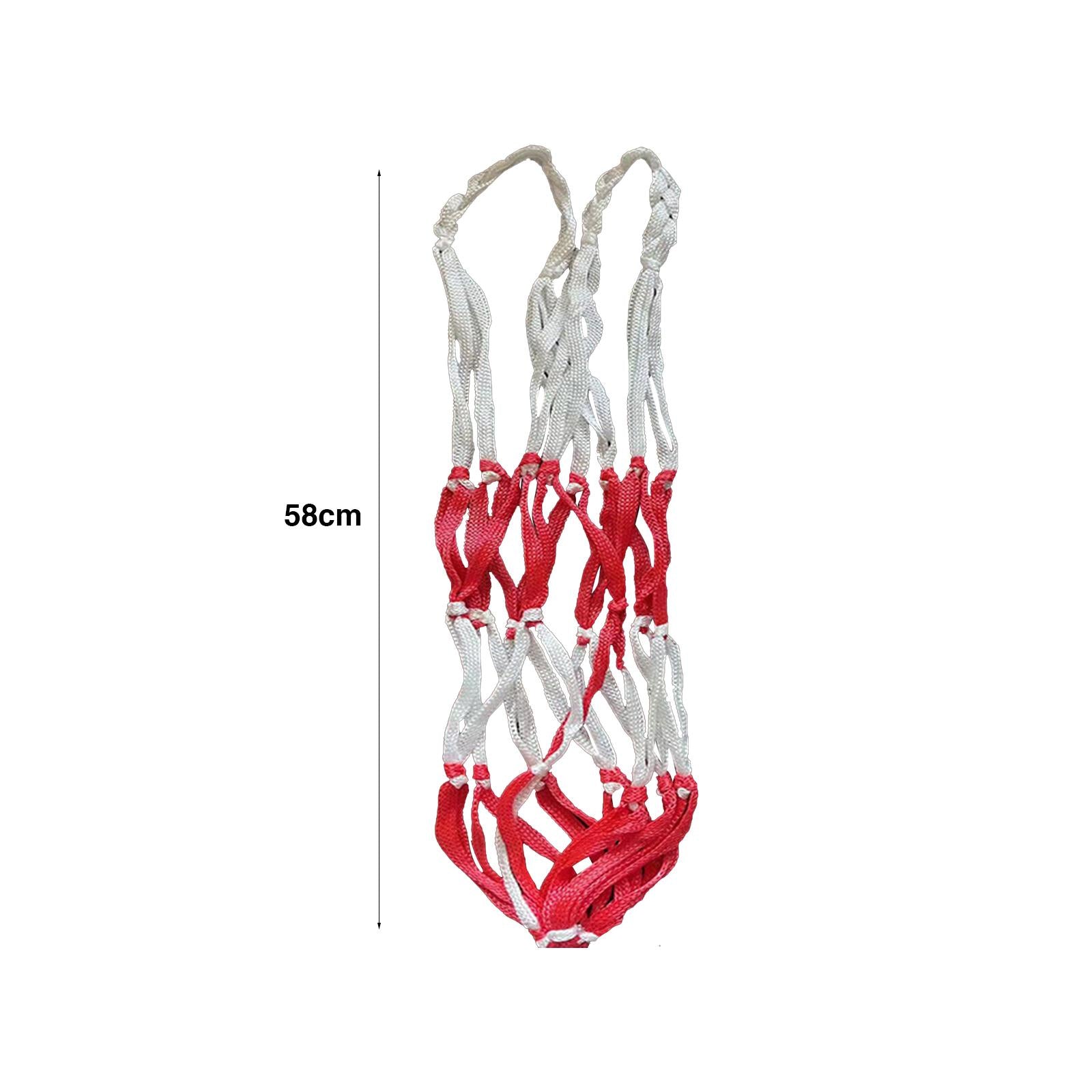 4xPortable Ball Net Bag Single Ball Carrier for Basketball Volleyball Football Red