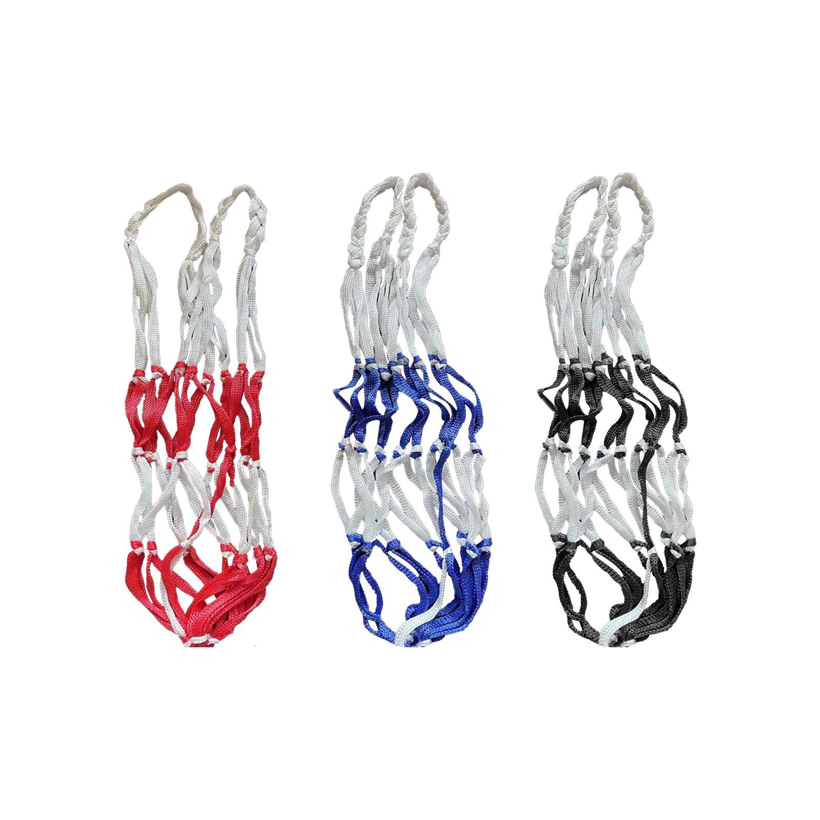 4xPortable Ball Net Bag Single Ball Carrier for Basketball Volleyball Football Red