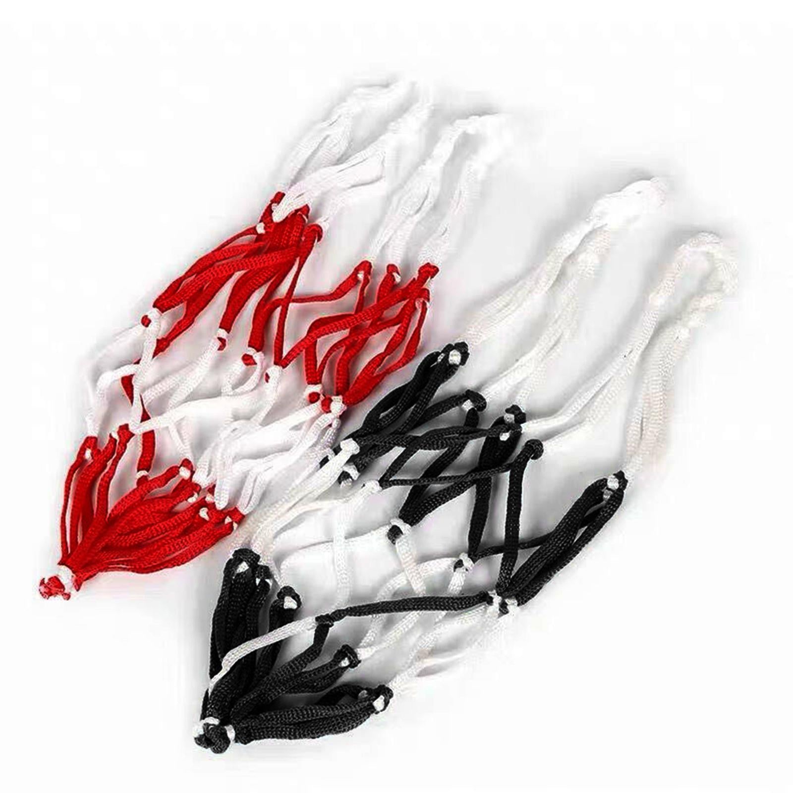 4xPortable Ball Net Bag Single Ball Carrier for Basketball Volleyball Football Black