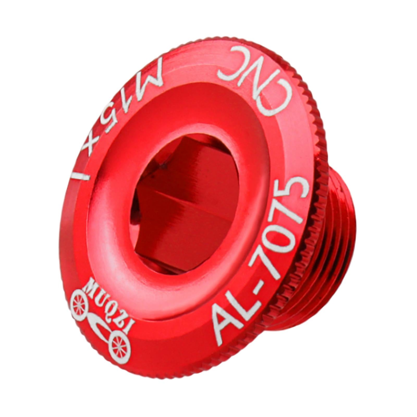4xBicycle Crank Cover Aluminum Alloy Arm Bike Crankset Bolt for Road Bikes BMX Red
