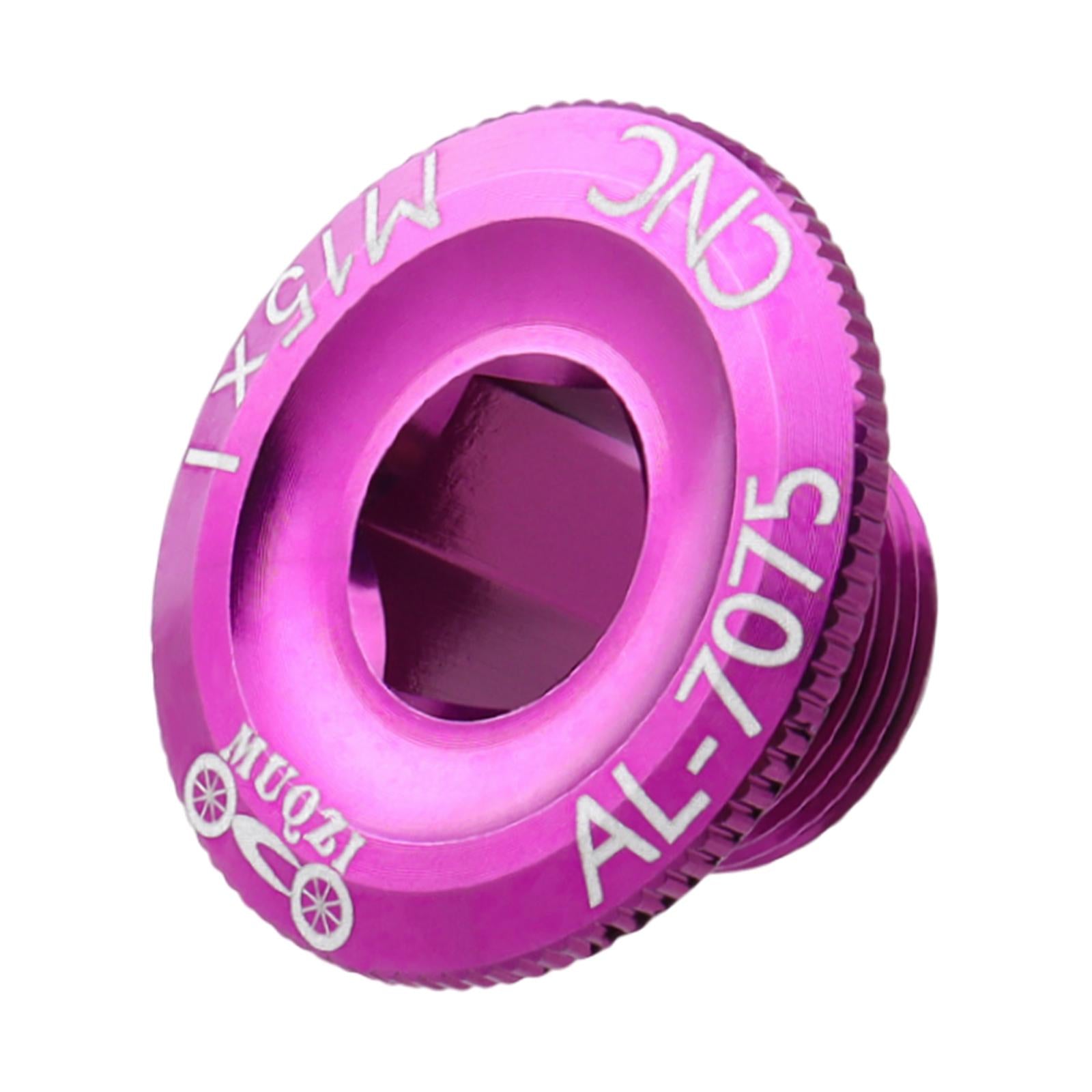 3xBicycle Crank Cover Aluminum Alloy Arm Bike Crankset Bolt for Road Bikes BMX Purple