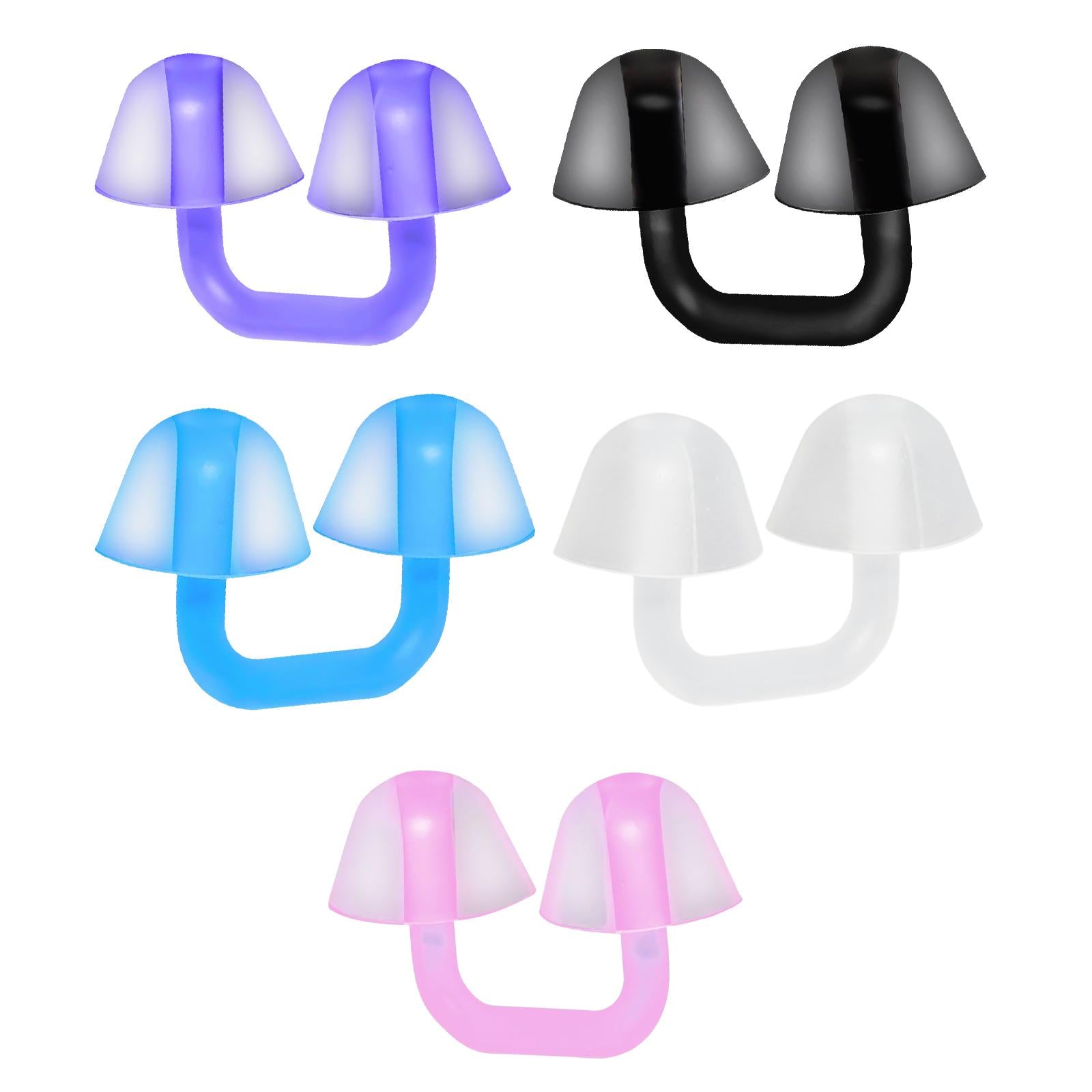 2xSwimming Noses Plug Trainer Aid Swim Nose Clip for Children Surfing Unisex