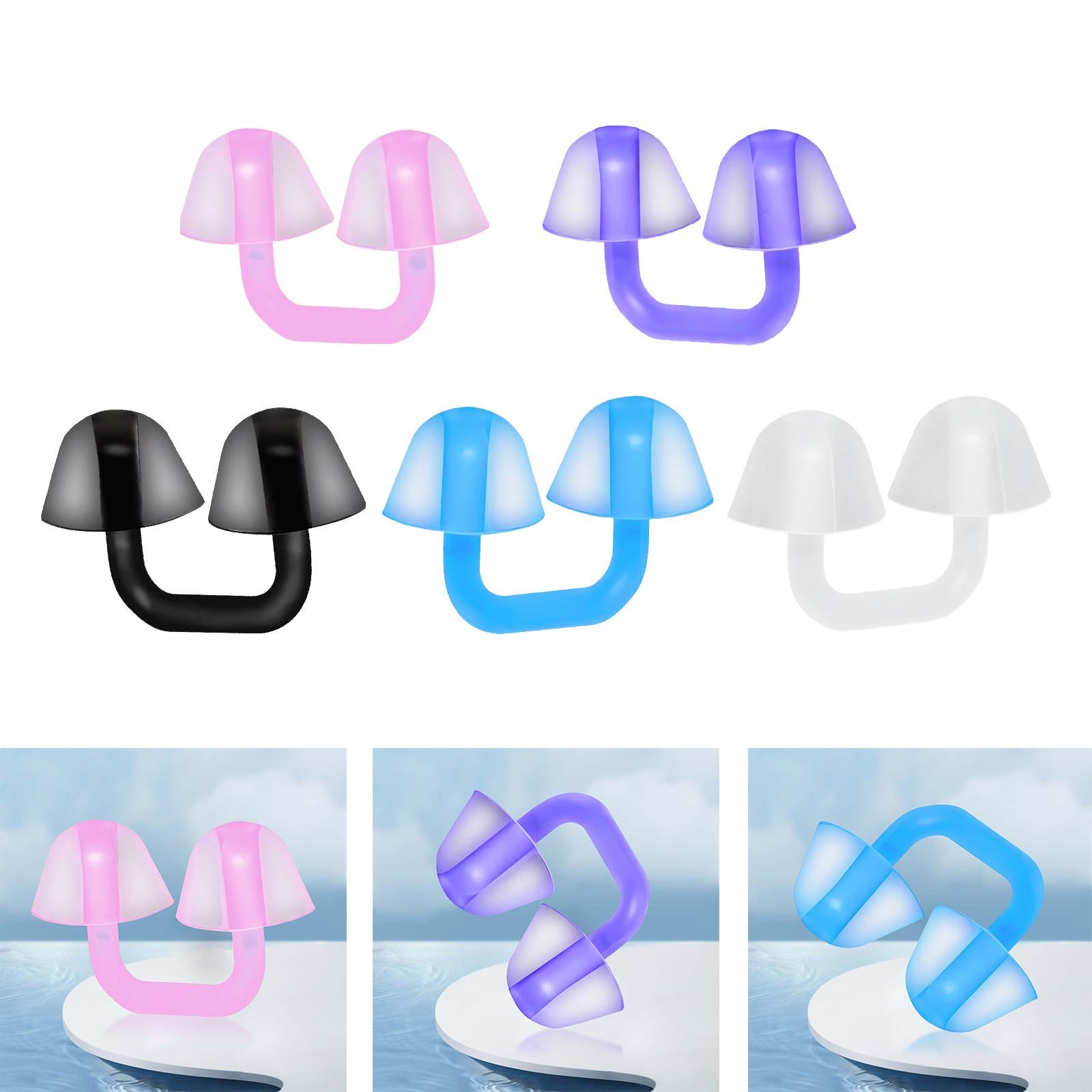 3xSwimming Noses Plug Trainer Aid Swim Nose Clip for Children Surfing Unisex