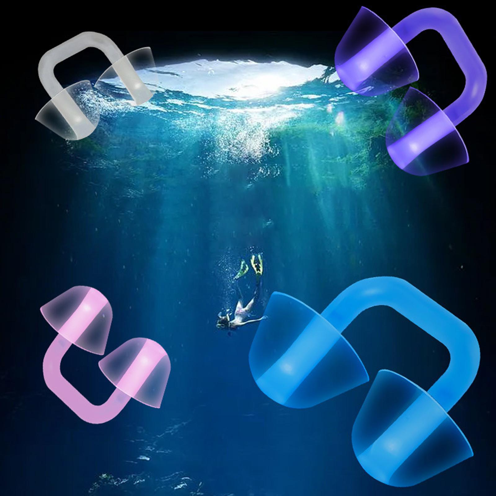 2xSwimming Noses Plug Trainer Aid Swim Nose Clip for Children Surfing Unisex