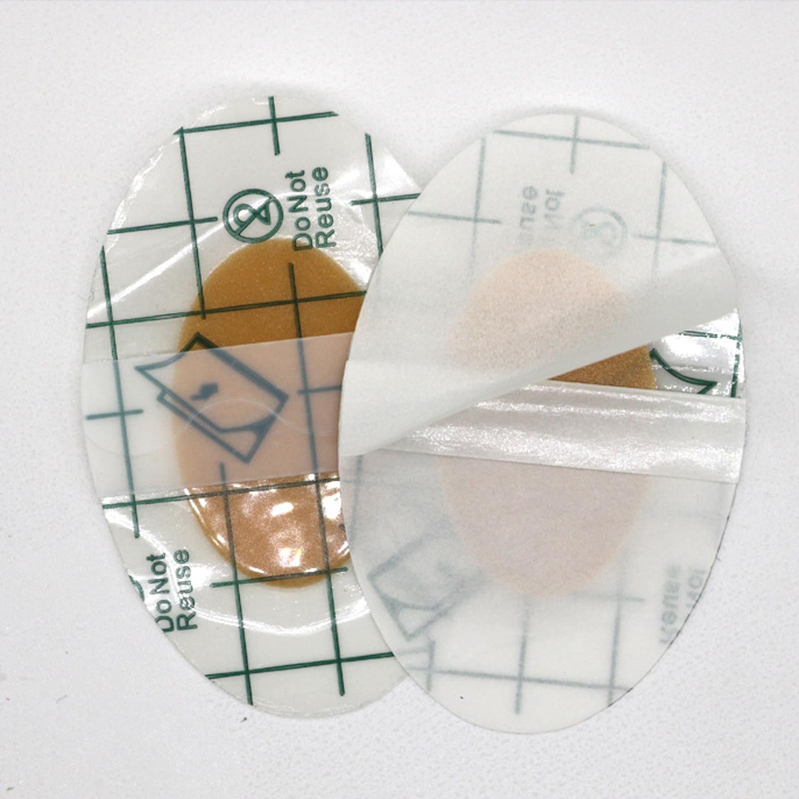 2x20Pcs Ear Stickers Soft Waterproof Ear Protectors for Shower Newborn Infants 4.4cmx6.8cm