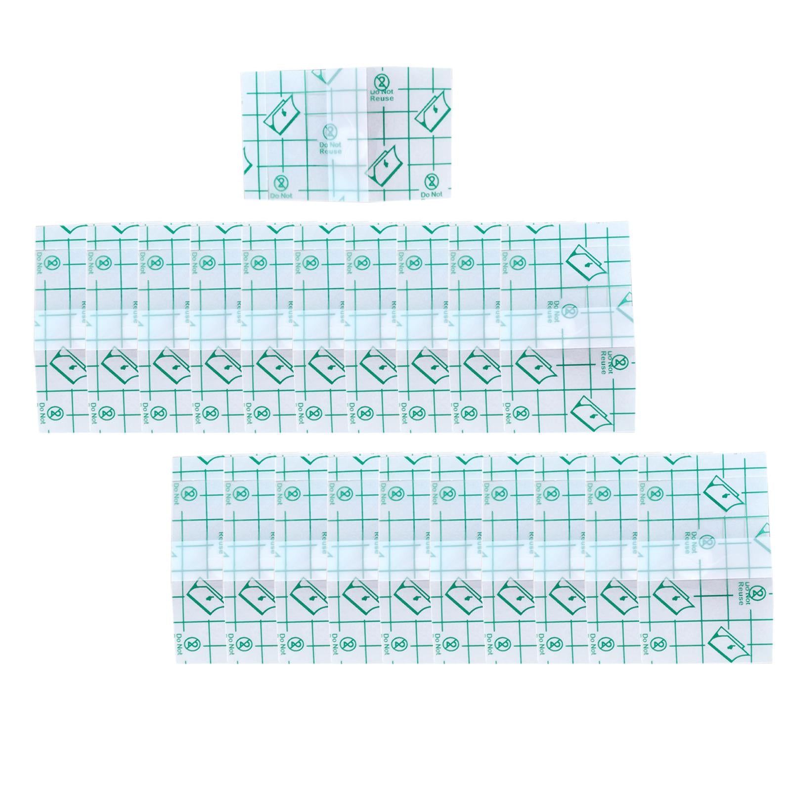 2x20Pcs Ear Stickers Soft Waterproof Ear Protectors for Shower Newborn Infants 5cmx8cm