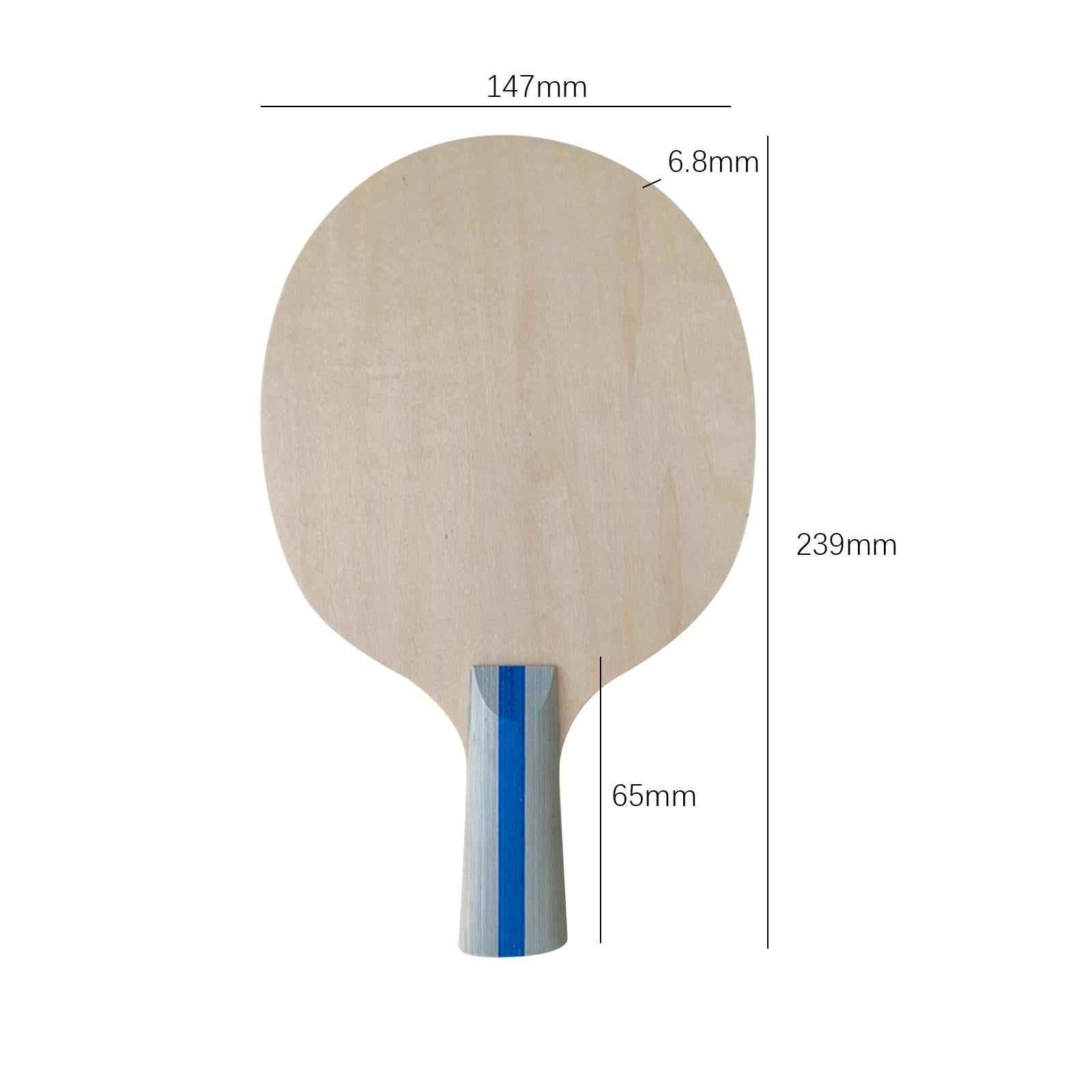 5 Layers WoodenTable Tennis Blade Lightweight Handmade Pingpong Blade 239mmx147mm