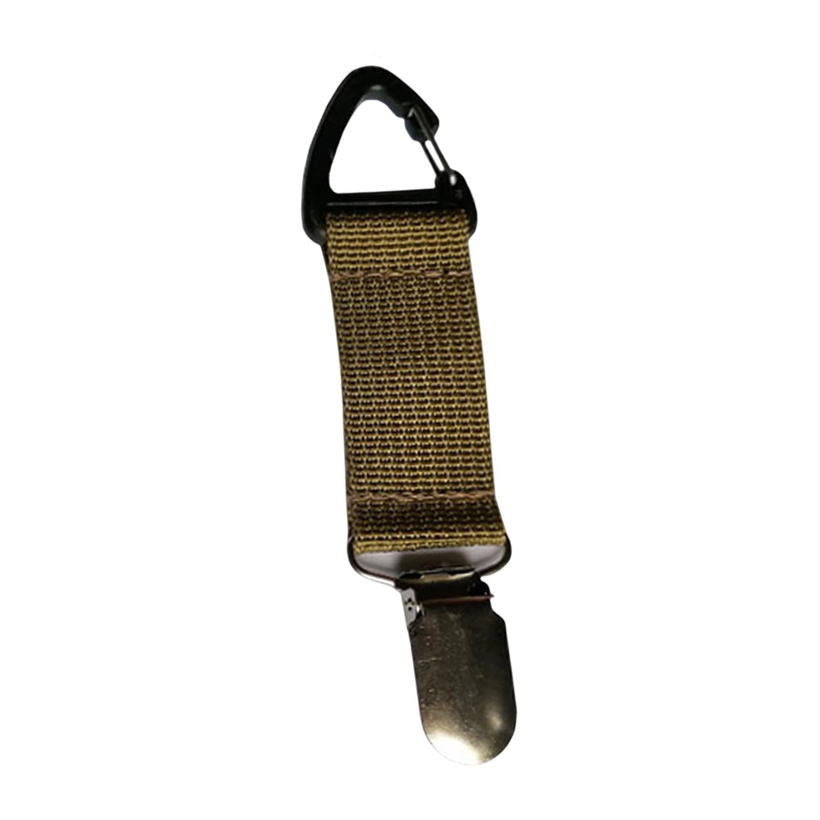 4xHat Clip for Travel Bag Hands Free Duckbill Hat Clip for Totes Luggage Purse Khaki